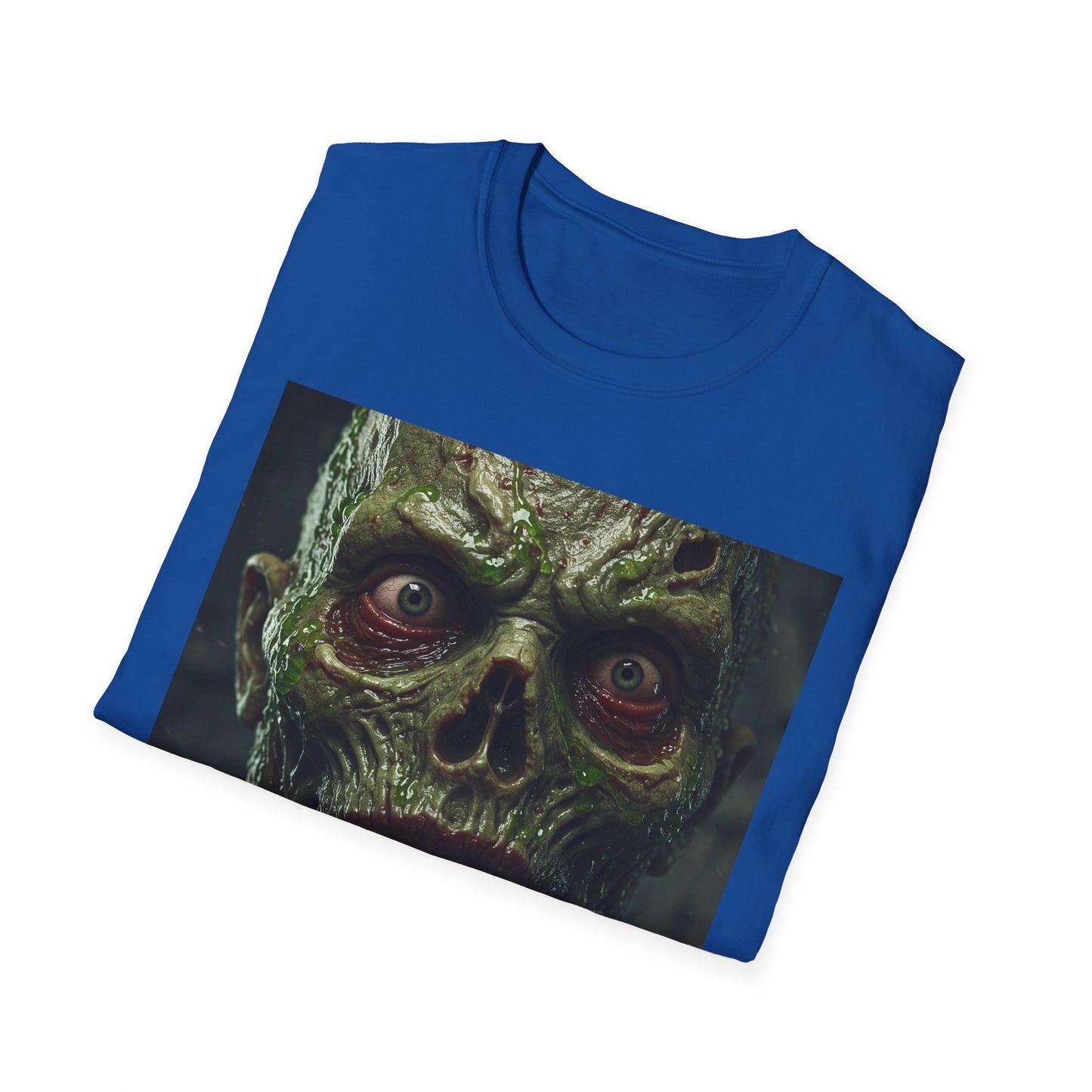 Apocalyptic Portrait Tee, bold, decaying zombie graphic