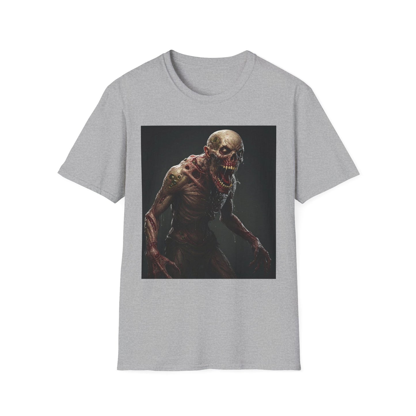 Creepy Horror Apocalyptic Portrait Tee: A Vision of Decay