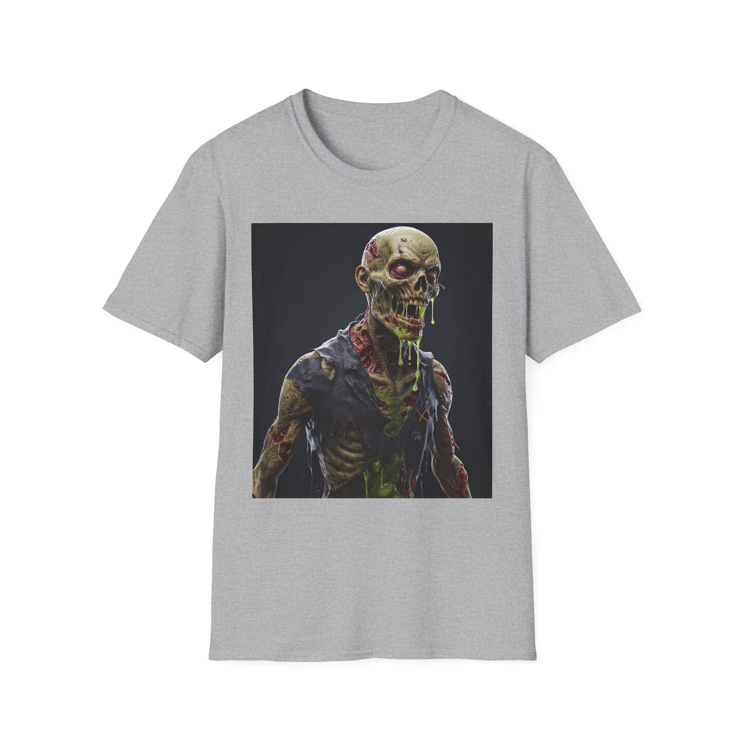 Zombie Apocalypse Unisex Softstyle T-Shirt - Perfect for Halloween and Horror Fans