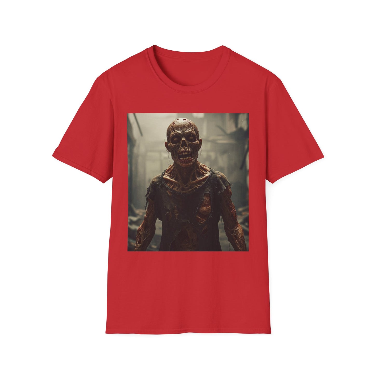 Apocalyptic Portrait Tee: A Vision of Decay