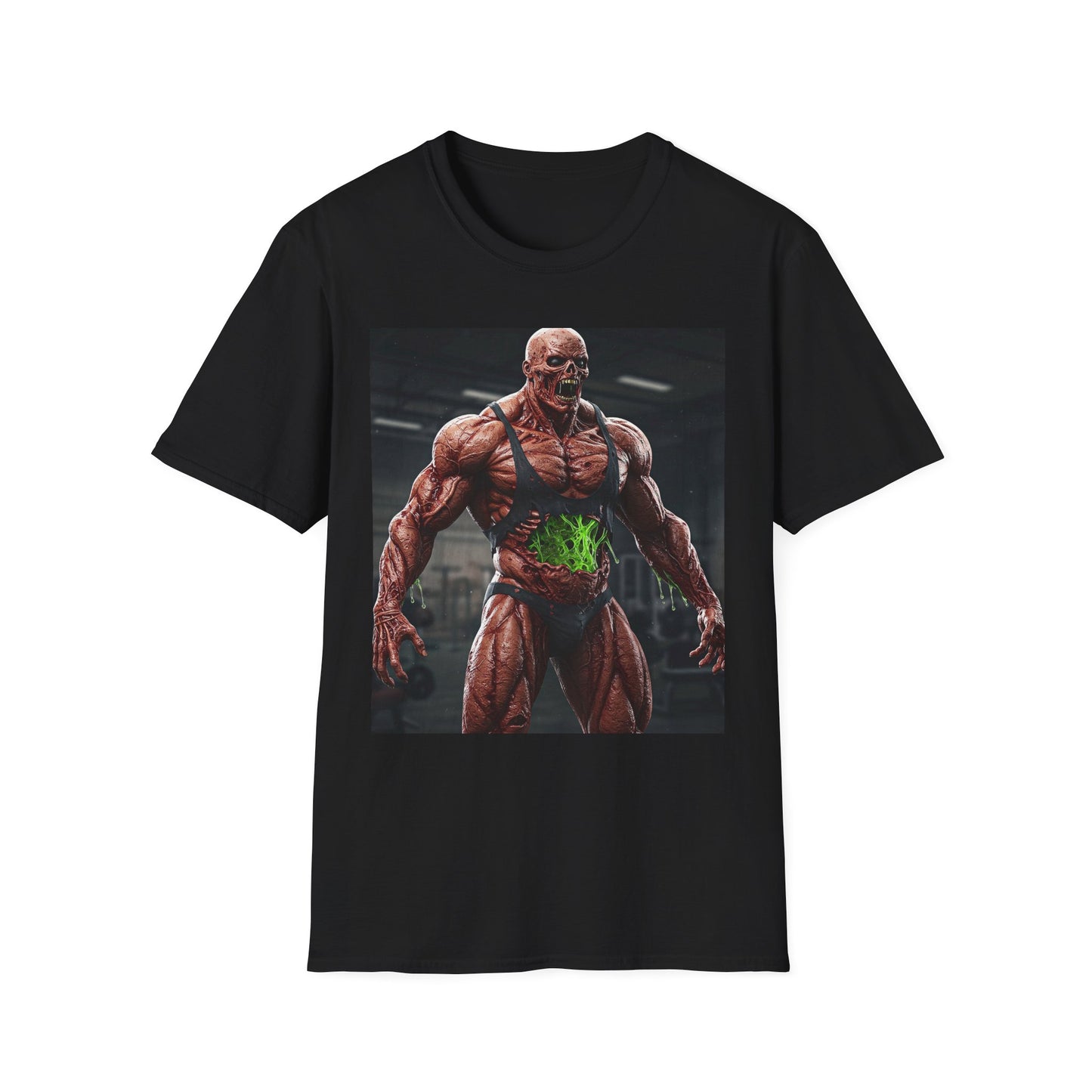 Muscle Graphic Unisex Softstyle T-Shirt - Ideal for Gym Lovers