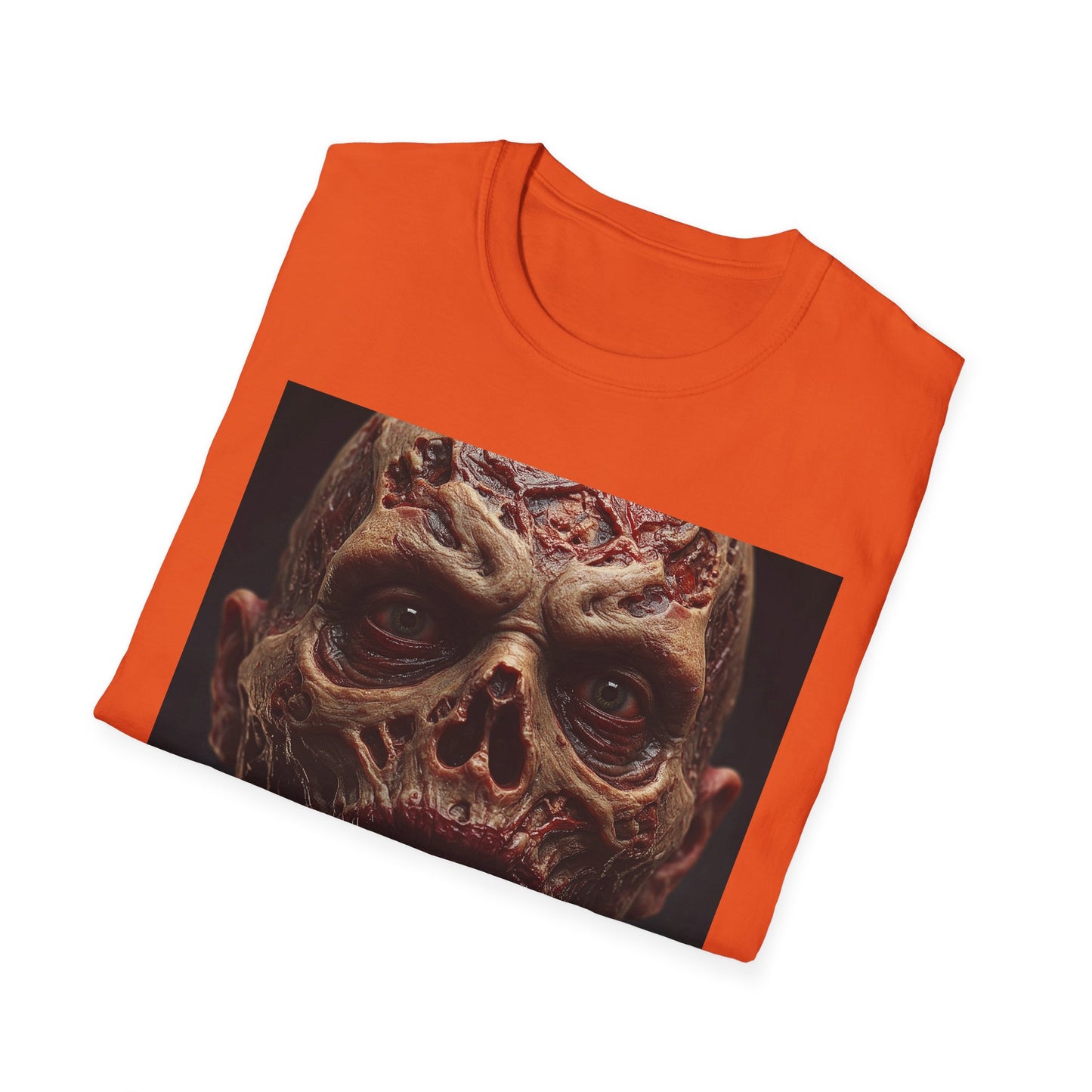 Apocalyptic Portrait Tee, bold, decaying zombie graphic