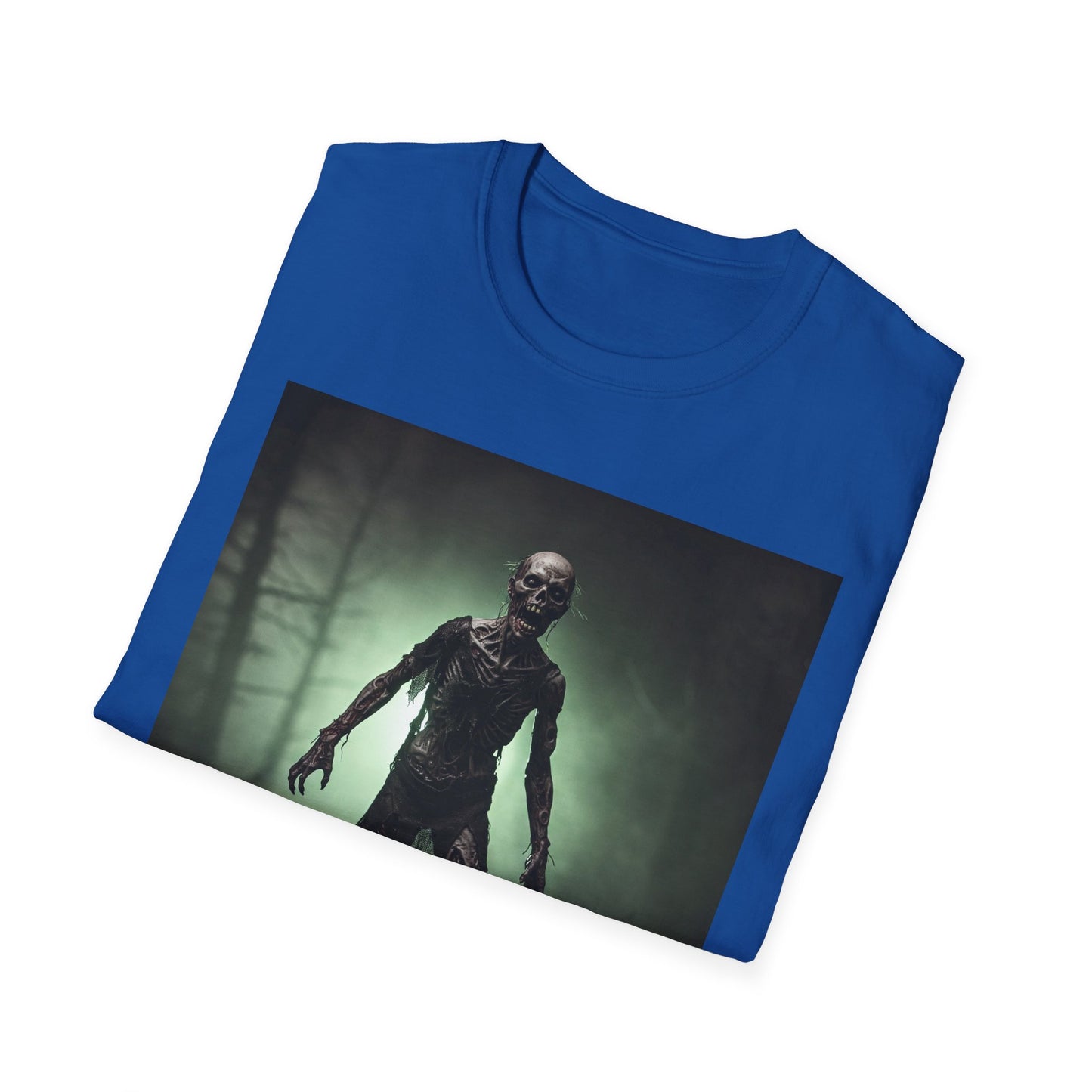 Unisex Horror Graphic Tee - Spooky Zombie Design for Halloween