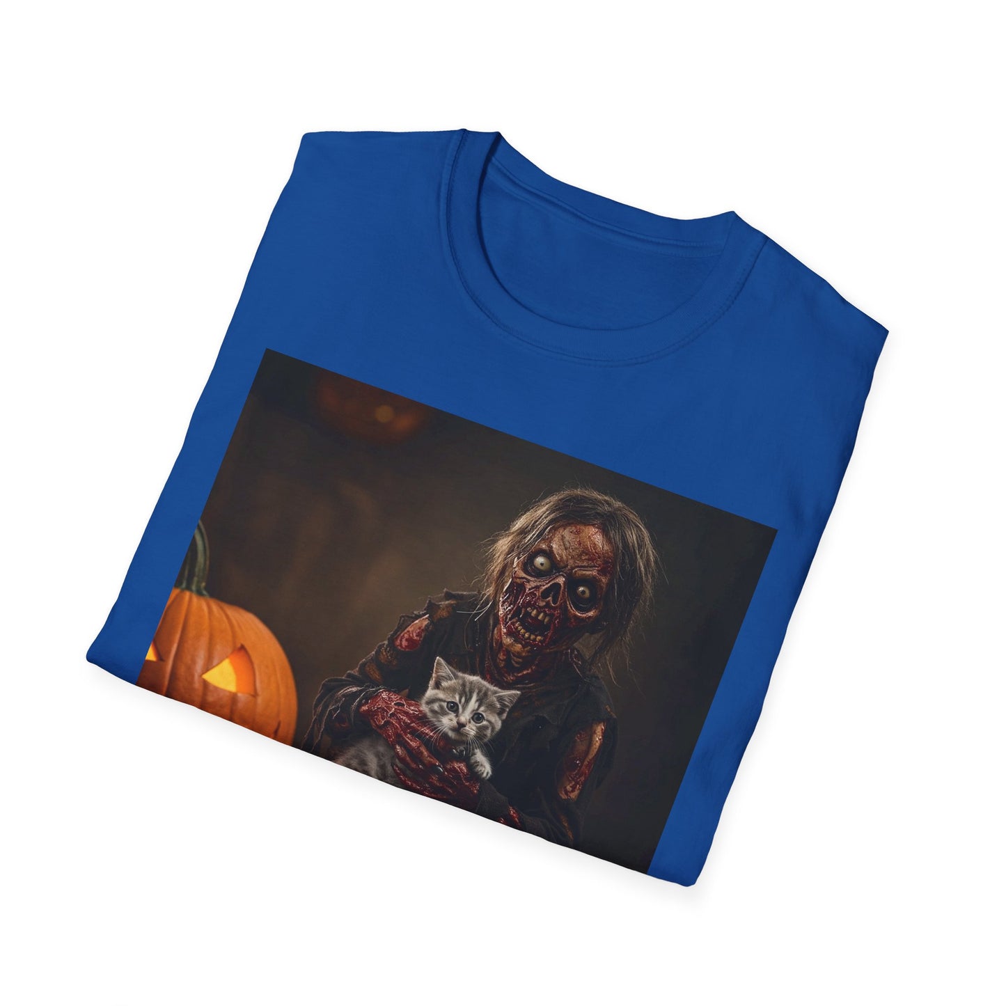 Apocalyptic Portrait Tee, bold, decaying zombie graphic