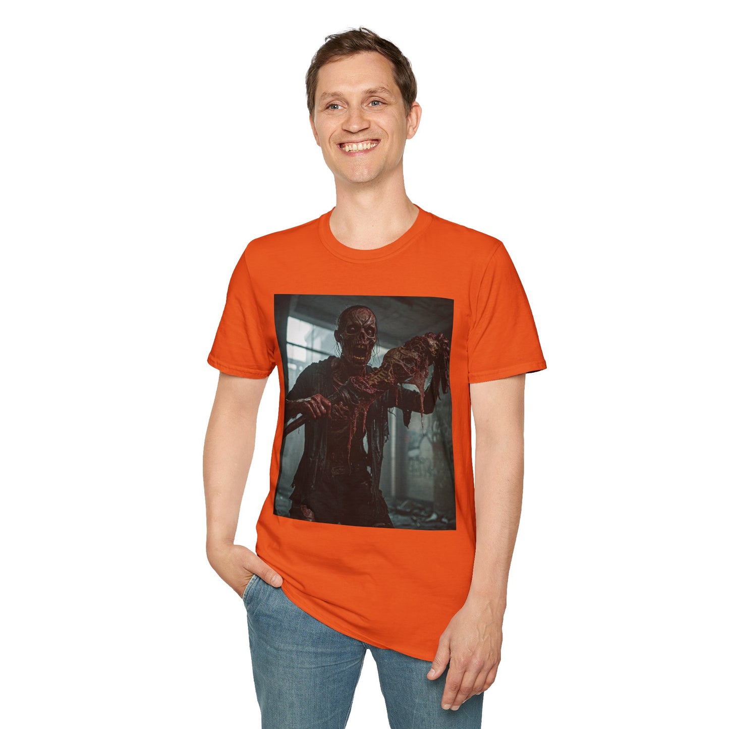 Creepy Zombie Graphic Unisex T-Shirt - Perfect for Halloween & Horror Fans