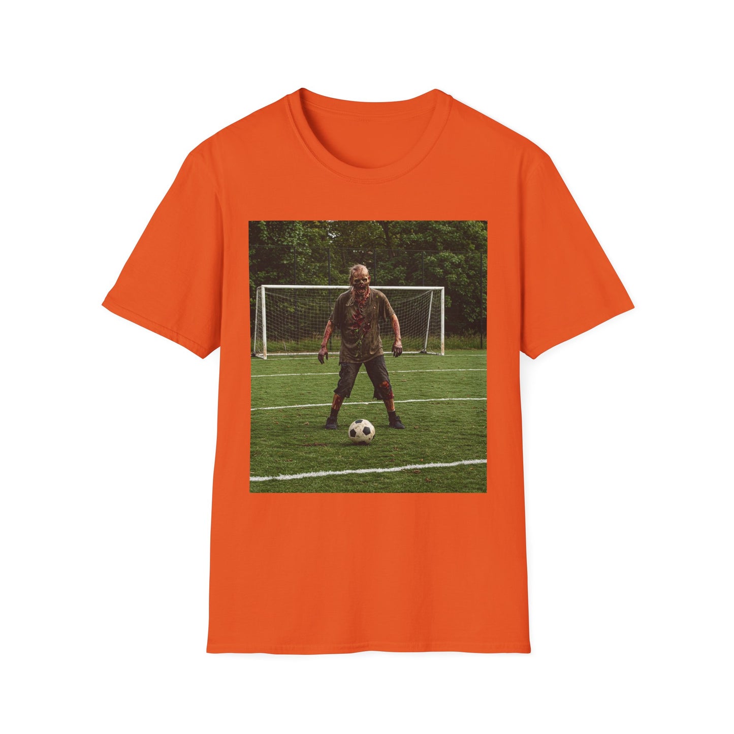 Soccer Themed Unisex Softstyle T-Shirt - Perfect for Sports Lovers