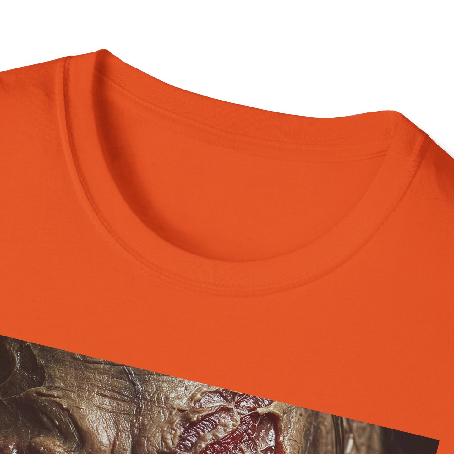 Apocalyptic Portrait Tee, bold, decaying zombie graphic