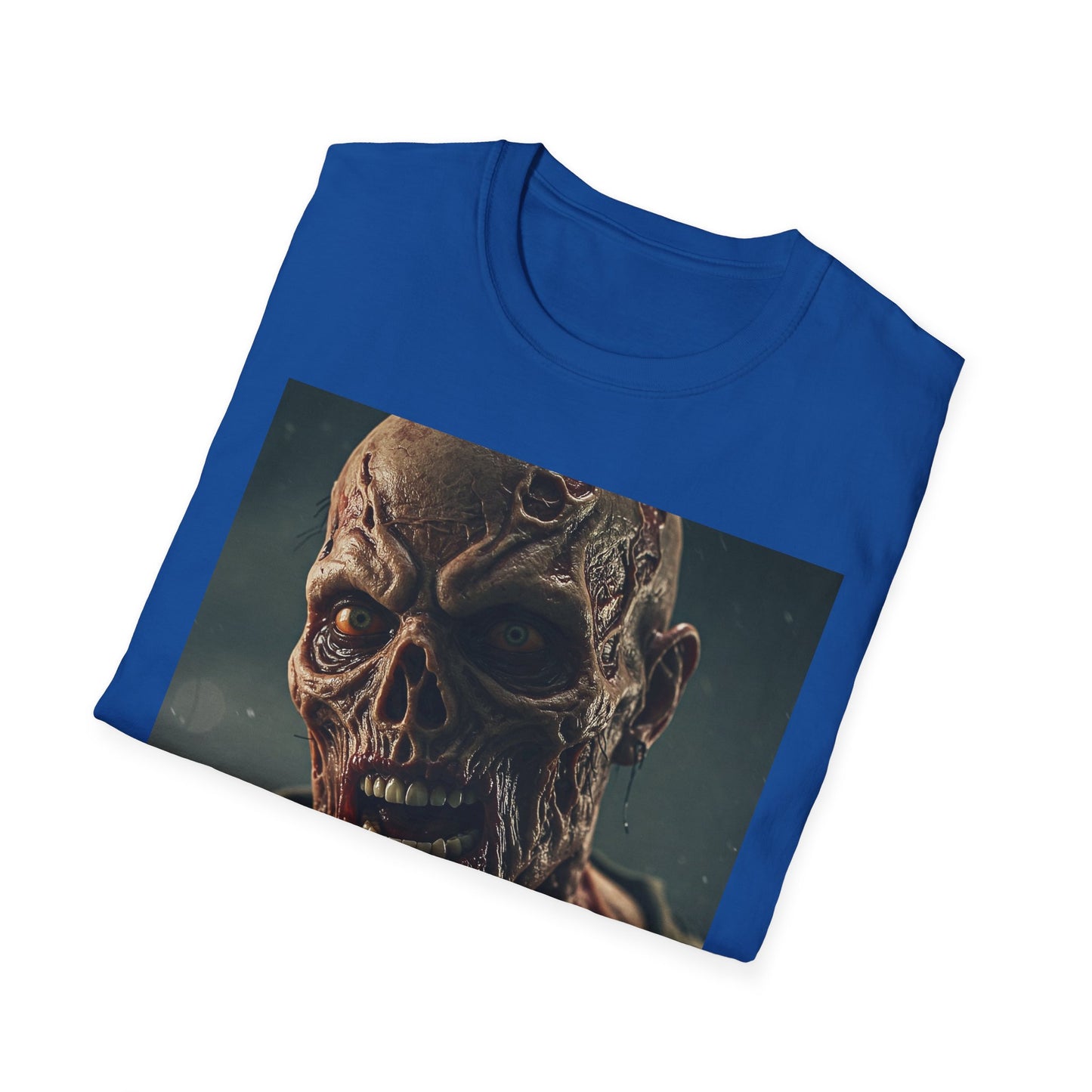 Apocalyptic Portrait Tee, bold, decaying zombie graphic