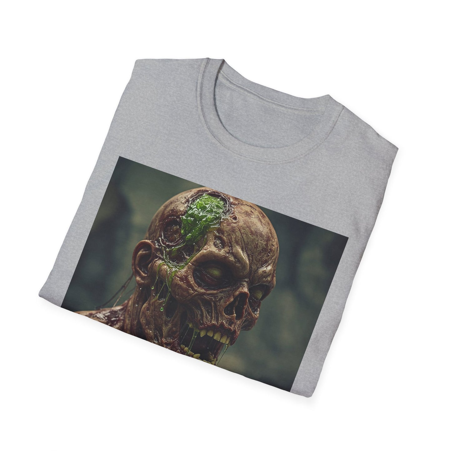 Unisex Softstyle T-Shirt - Skeletal Creepy Art Design