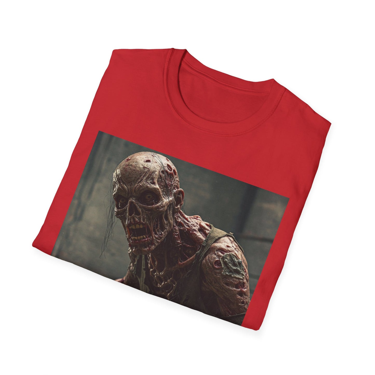 Creepy Zombie Graphic Unisex T-Shirt - Perfect for Halloween and Horror Fans