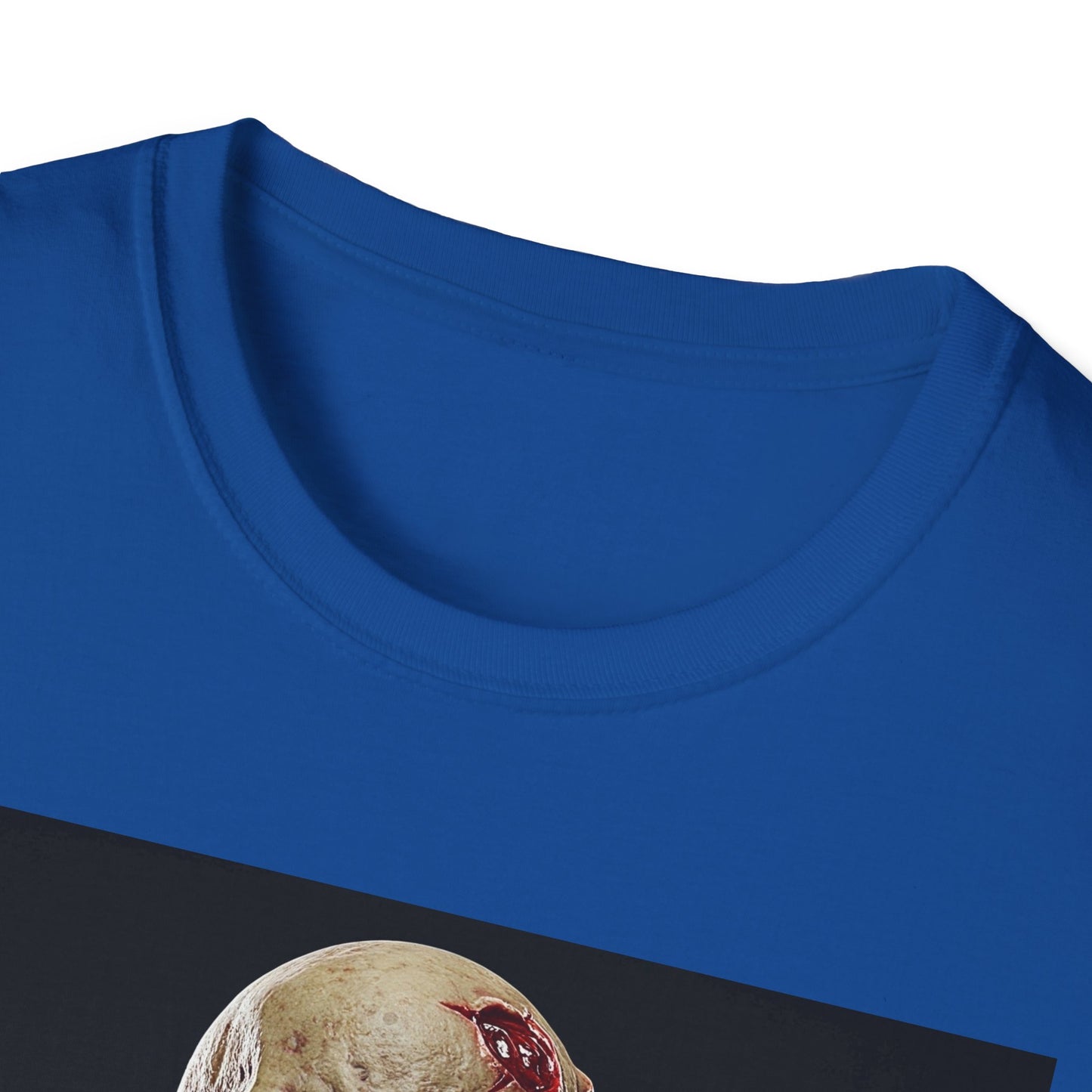 Apocalyptic Portrait Tee, bold, decaying zombie graphic