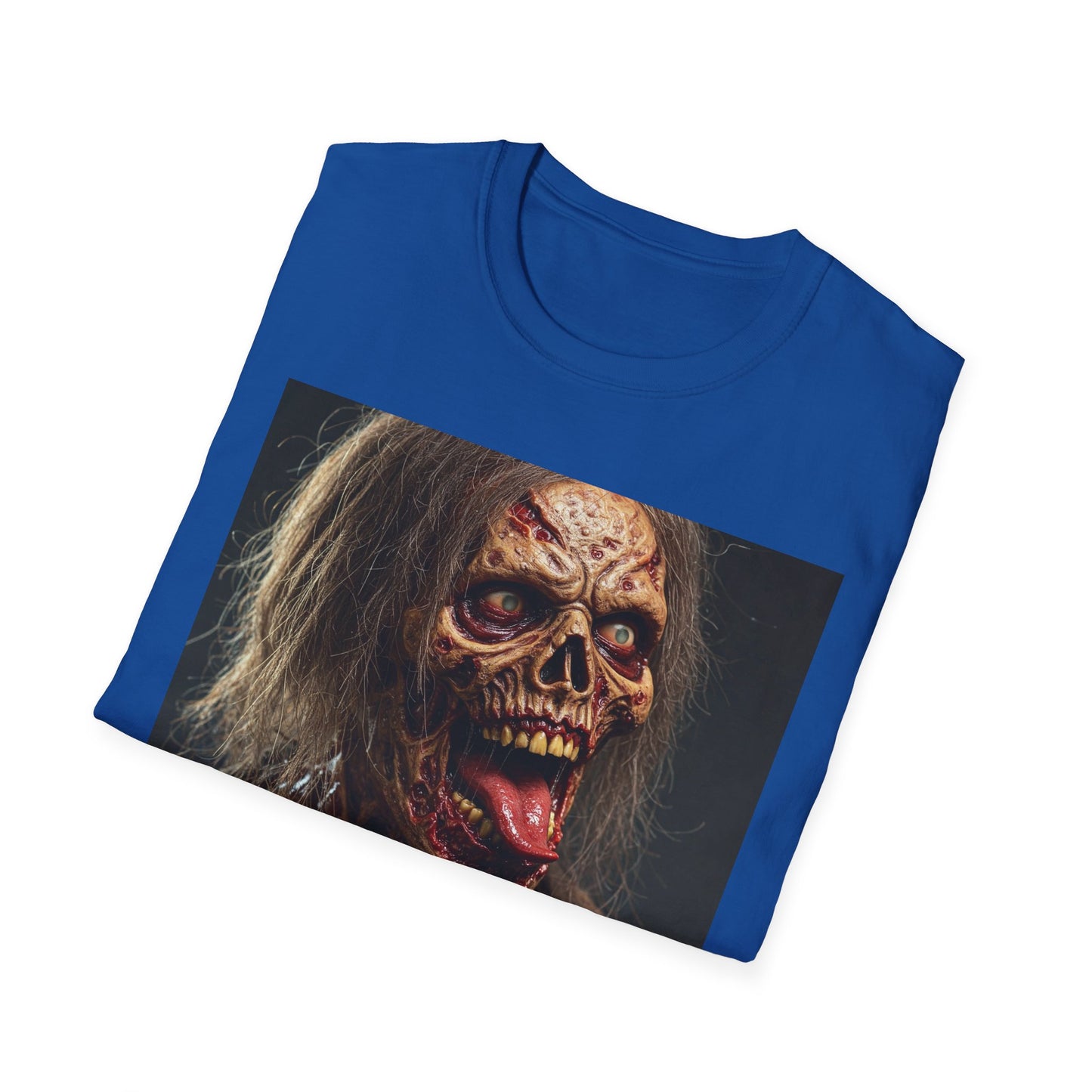 Apocalyptic Portrait Tee, bold, decaying zombie graphic