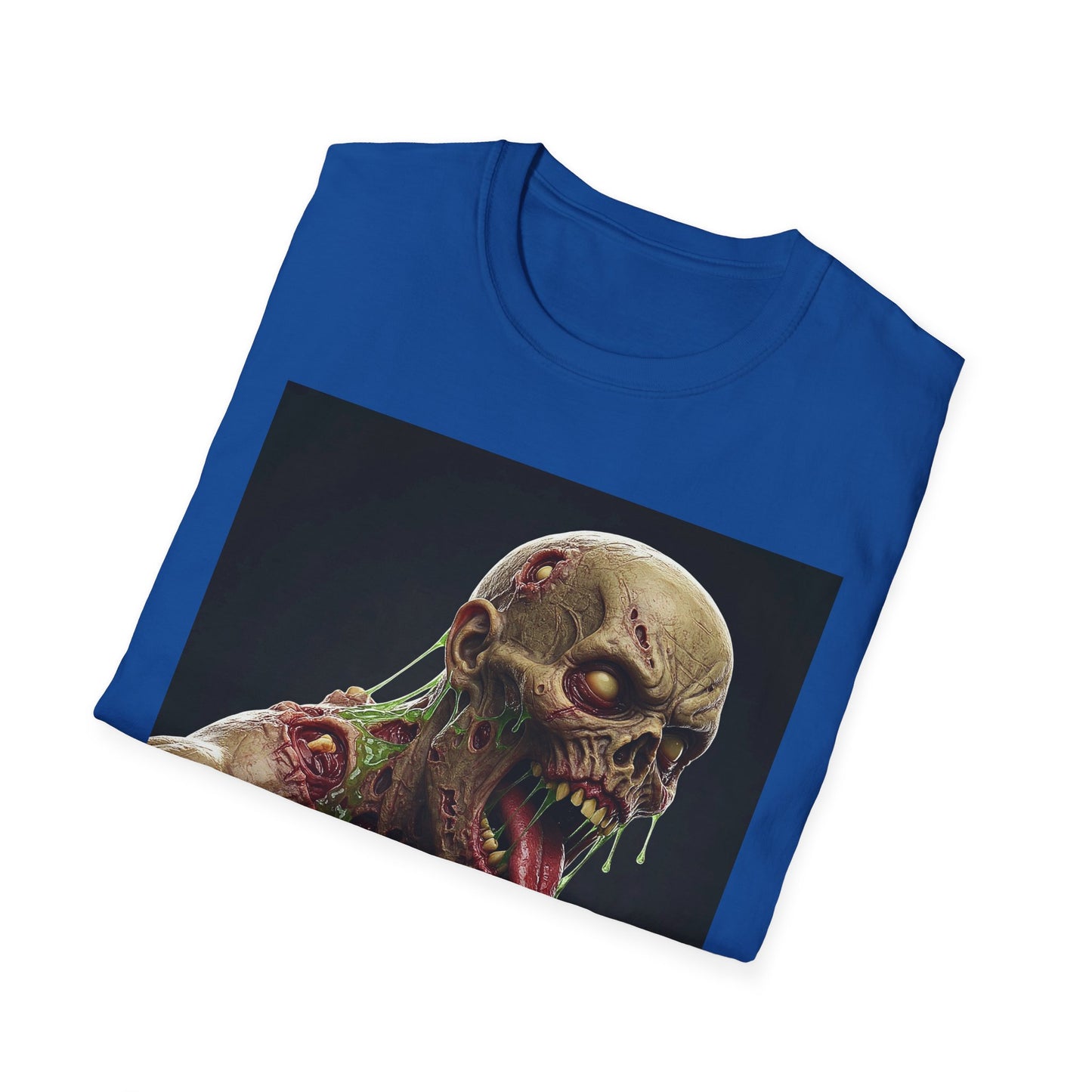 Apocalyptic Portrait Tee, bold, decaying zombie graphic