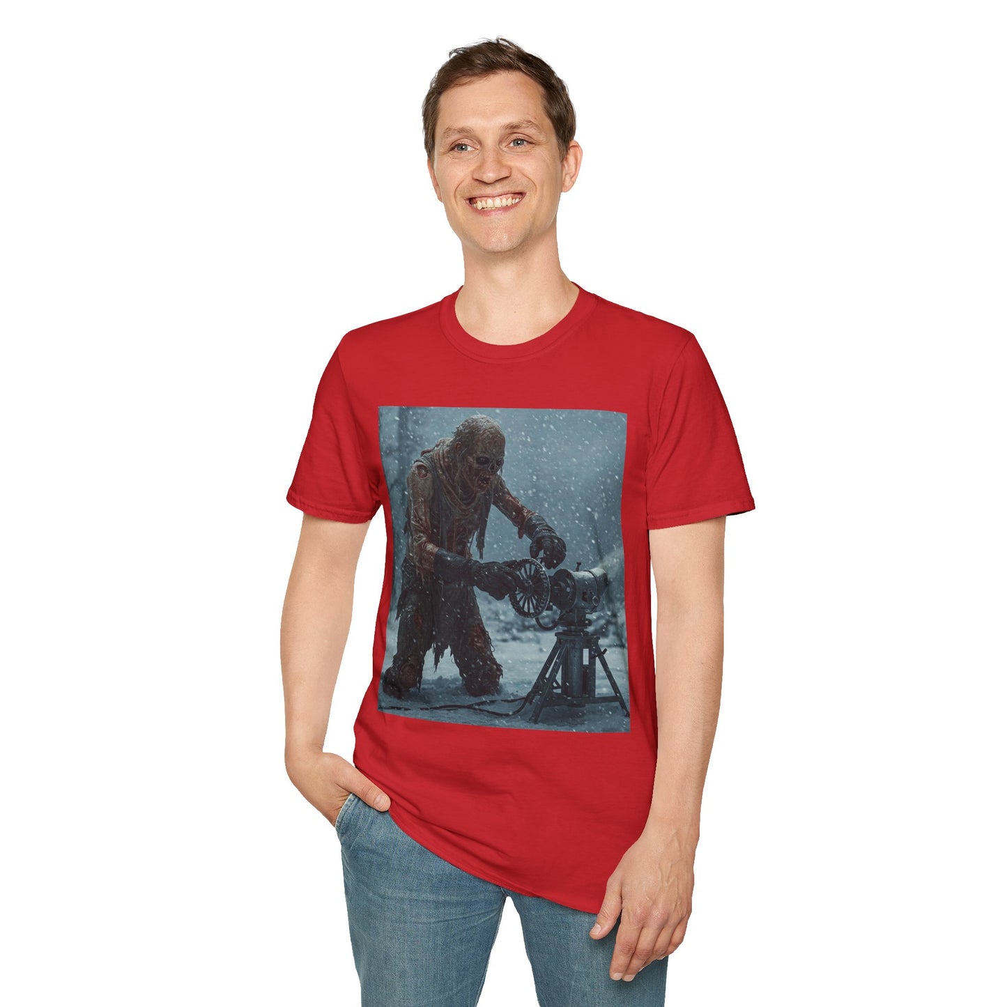 Unisex Softstyle T-Shirt | Snowy Scene Fan Tee