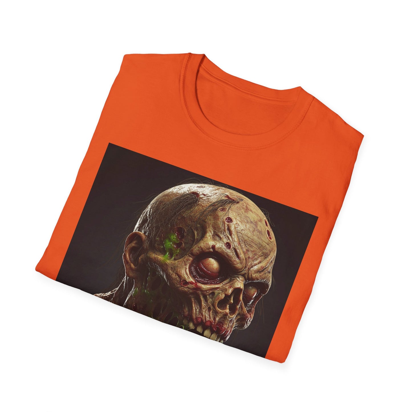 Creepy Skeleton Graphic T-Shirt - Unisex Softstyle Horror Tee