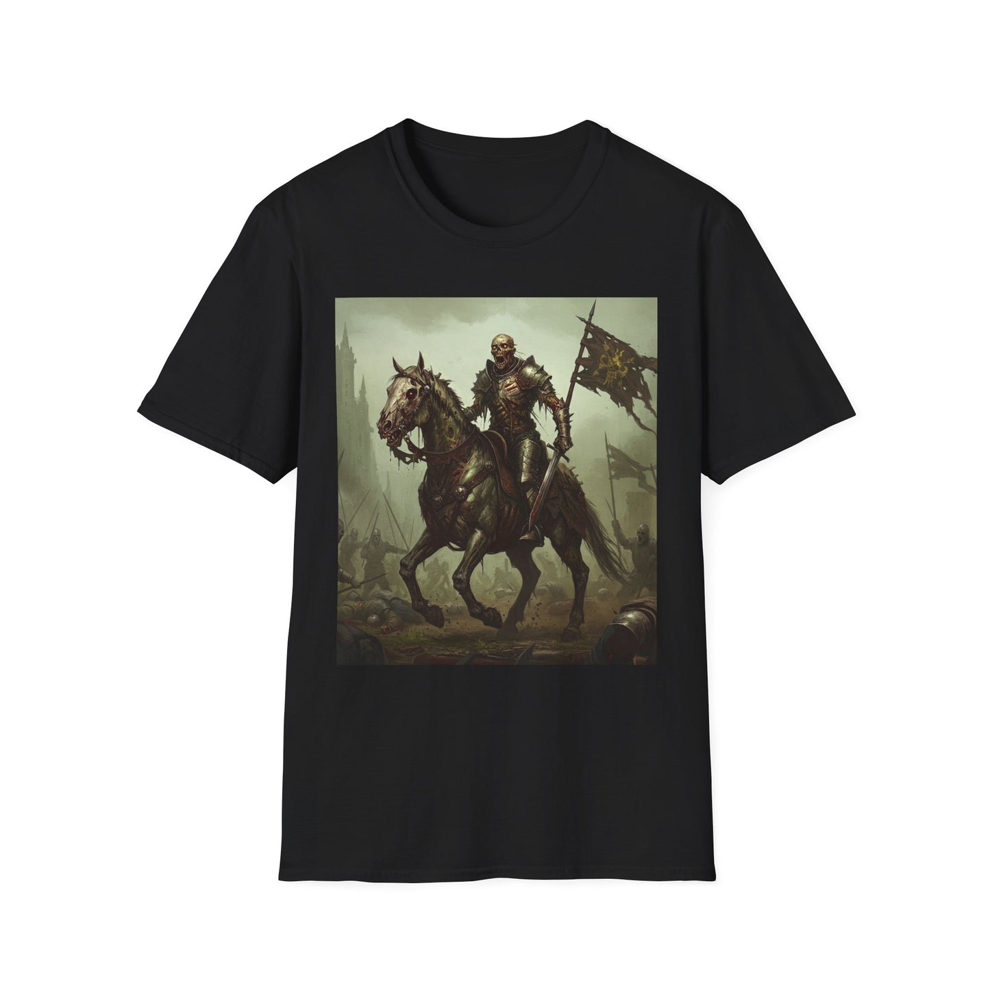 Epic Knight Riding T-Shirt - Unisex Fantasy Graphic Tee