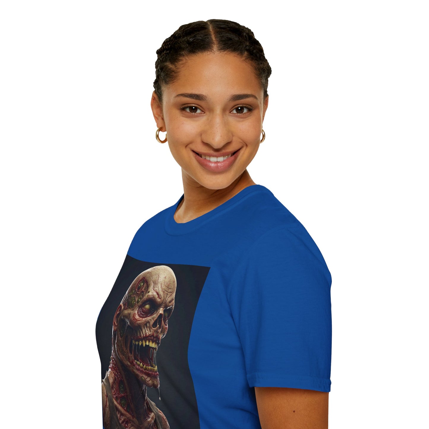 Zombie Graphic Unisex Softstyle T-Shirt | Horror Movie Fan Apparel