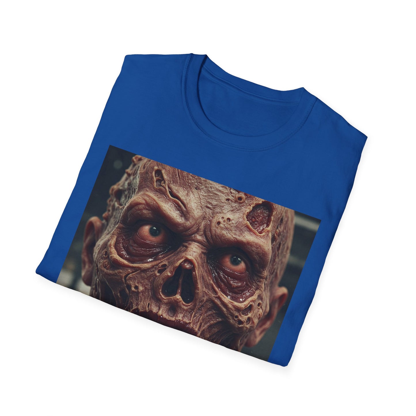 Apocalyptic Portrait Tee, bold, decaying zombie graphic