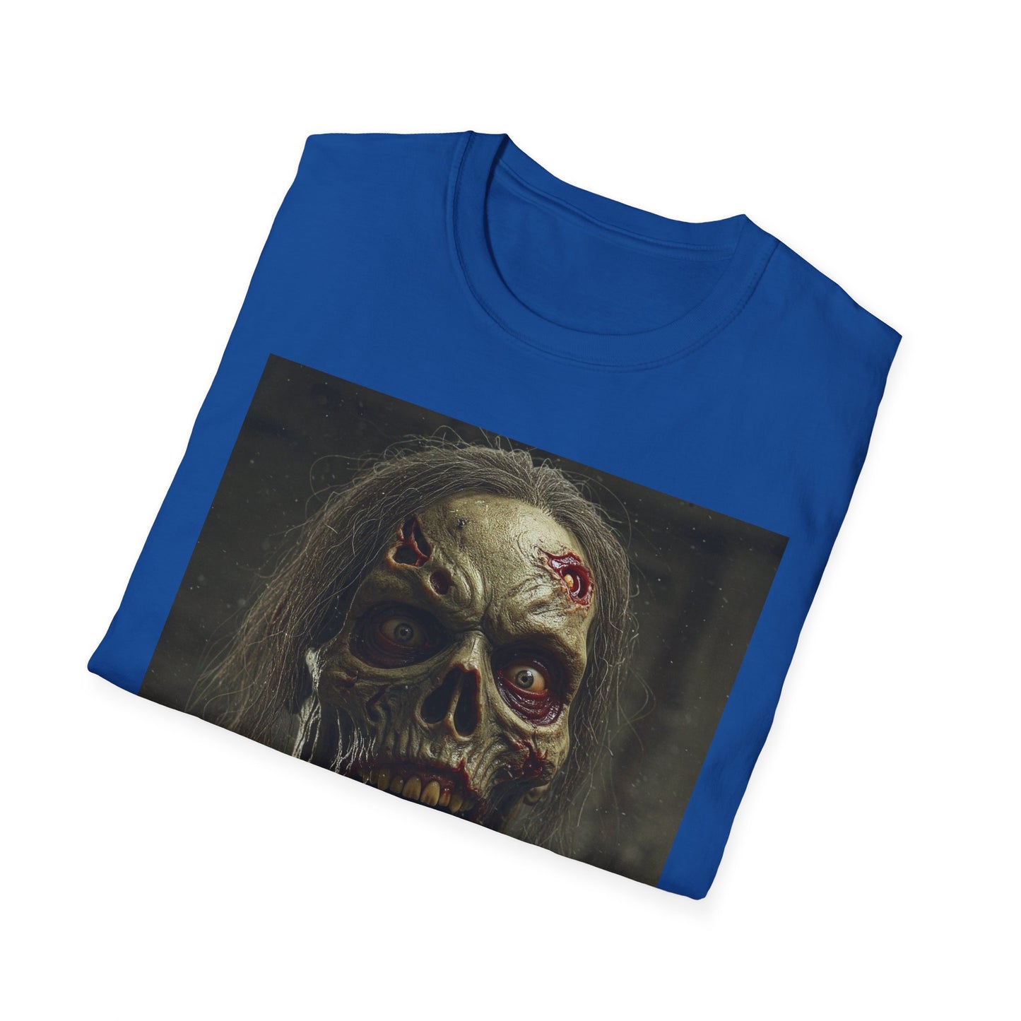 Apocalyptic Portrait Tee, bold, decaying zombie graphic