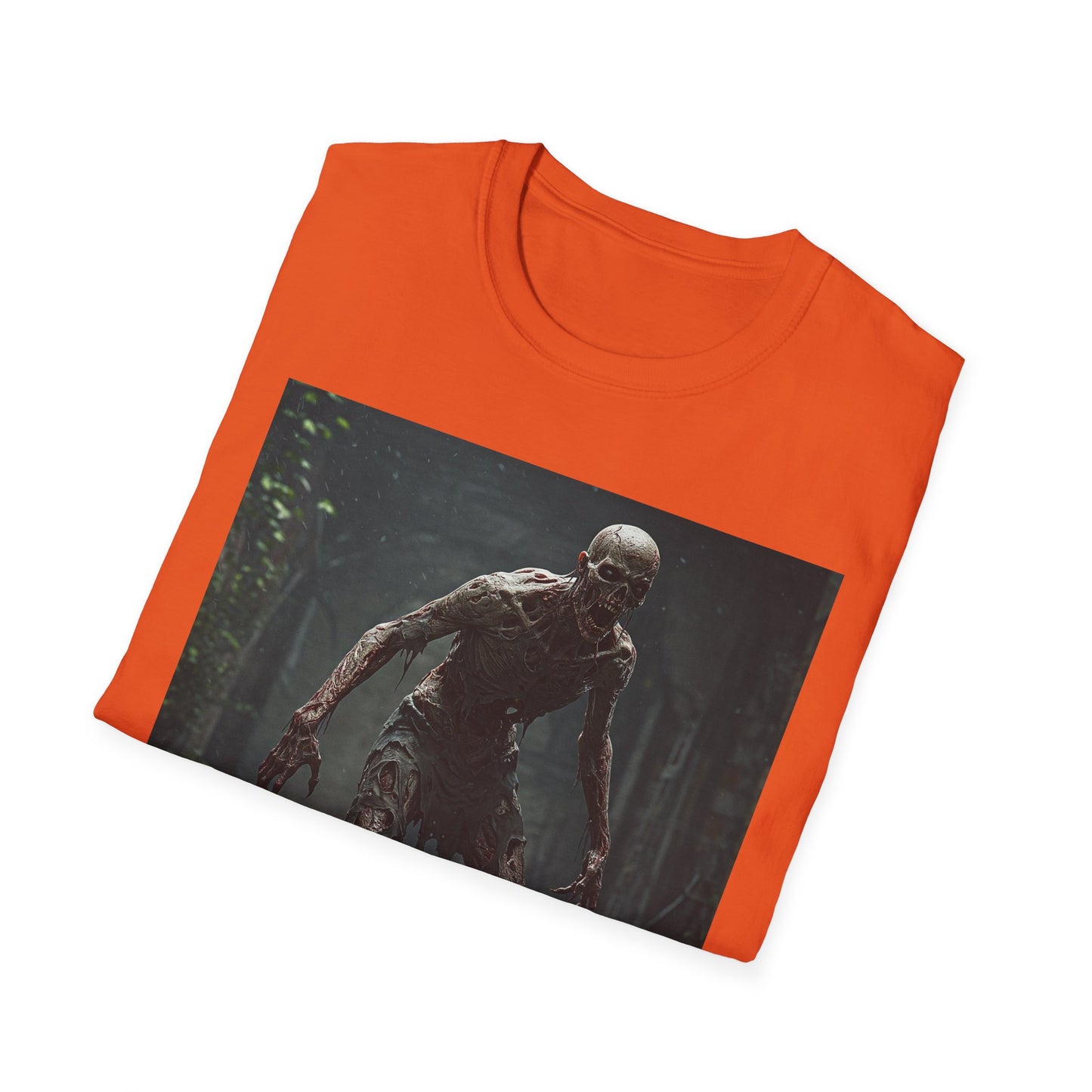 Horror Creature Unisex Softstyle T-Shirt - Spooky Graphic Tee