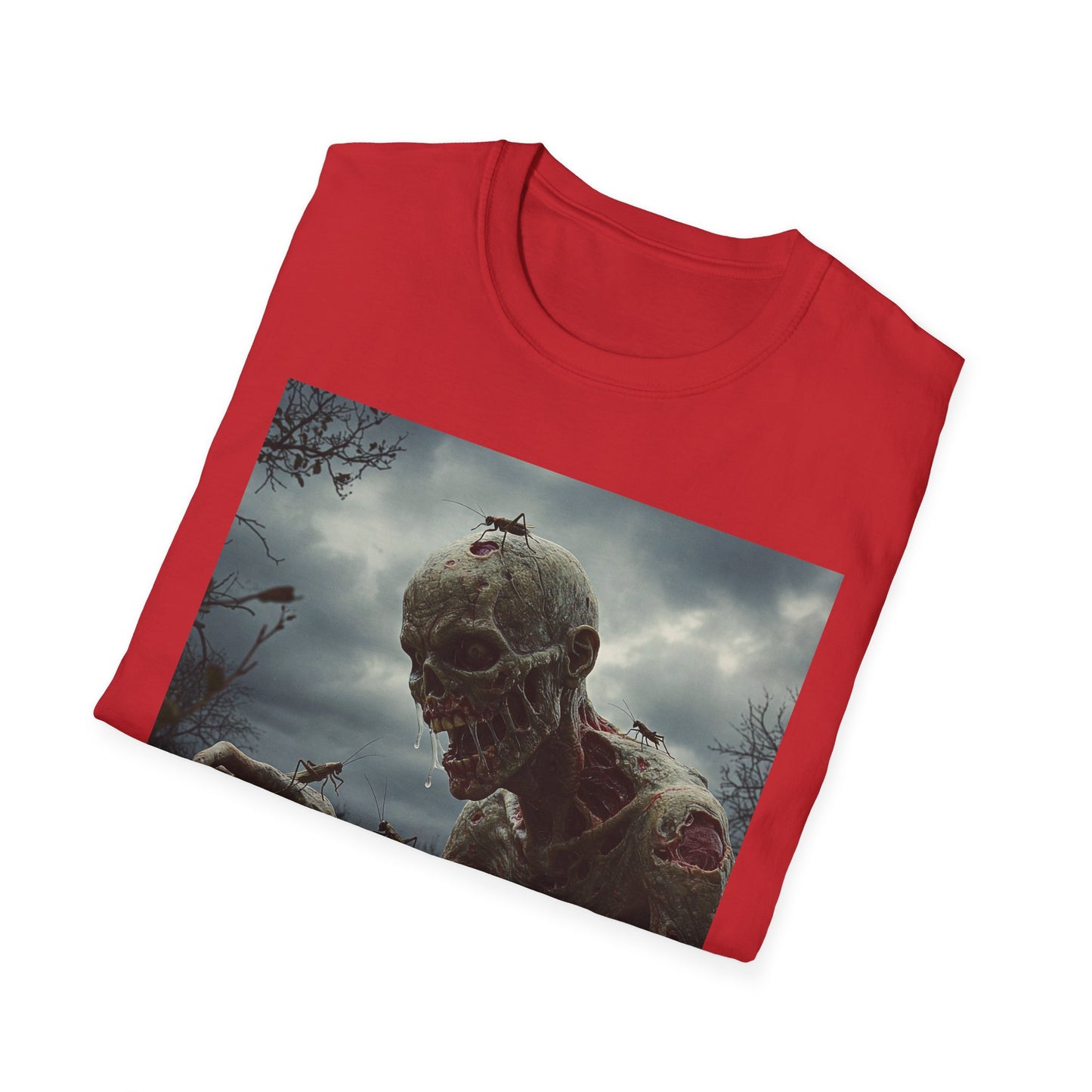 Dark Fantasy Skeleton Graphic T-Shirt | Unisex Softstyle Tee