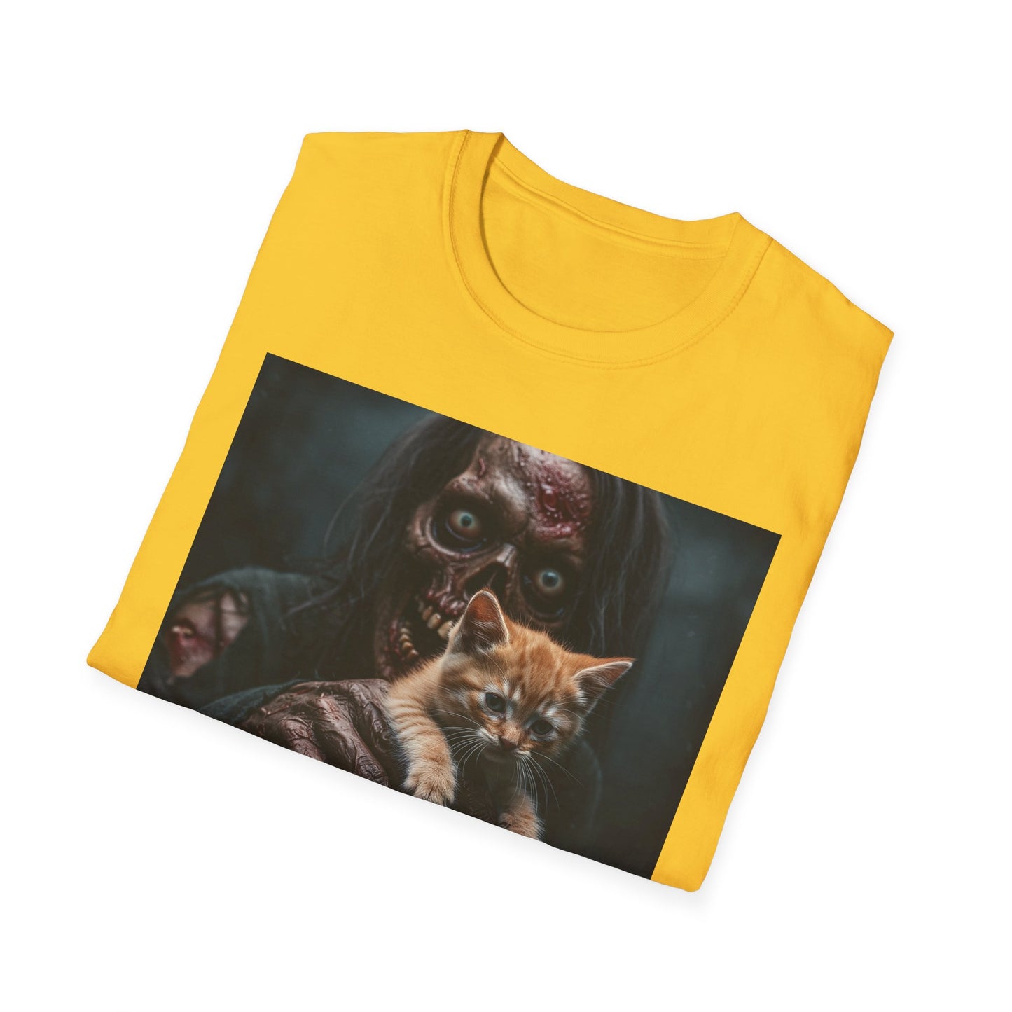 Apocalyptic Portrait Tee, bold, decaying zombie graphic