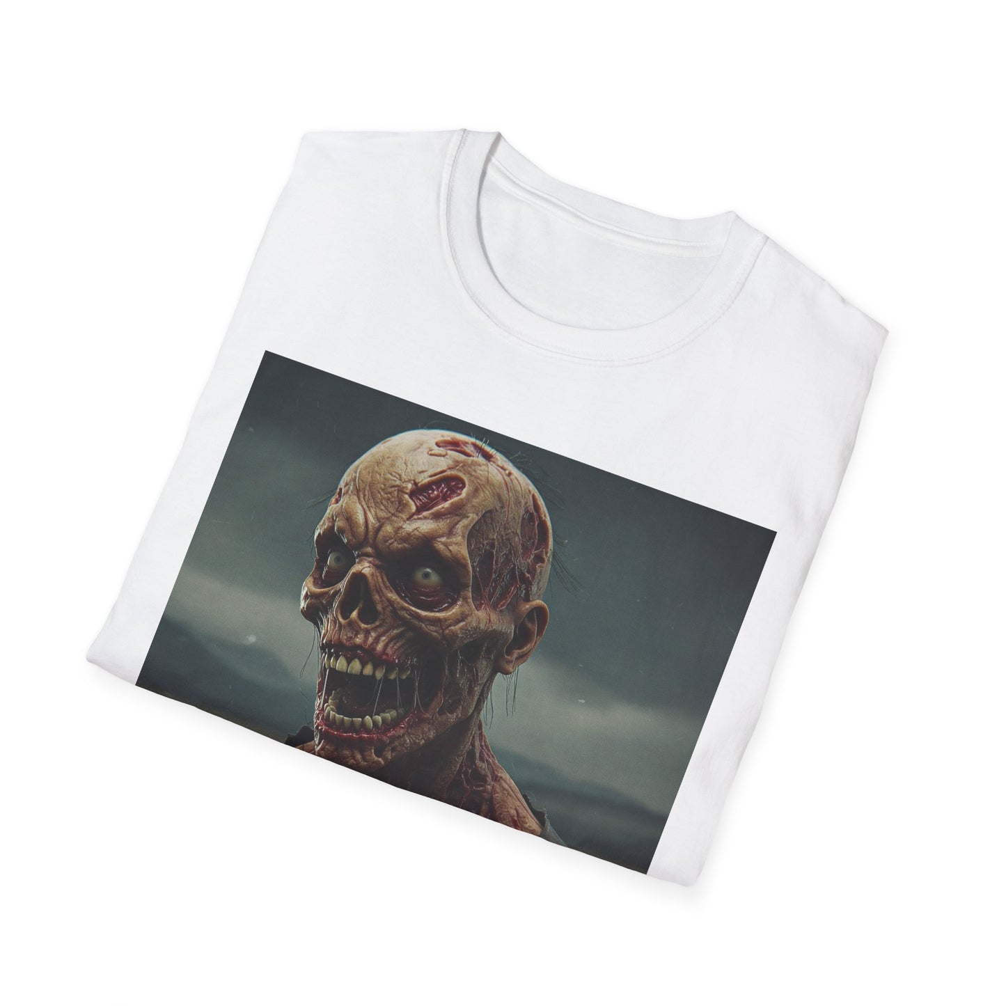 Apocalyptic Portrait Tee: A Vision of Decay