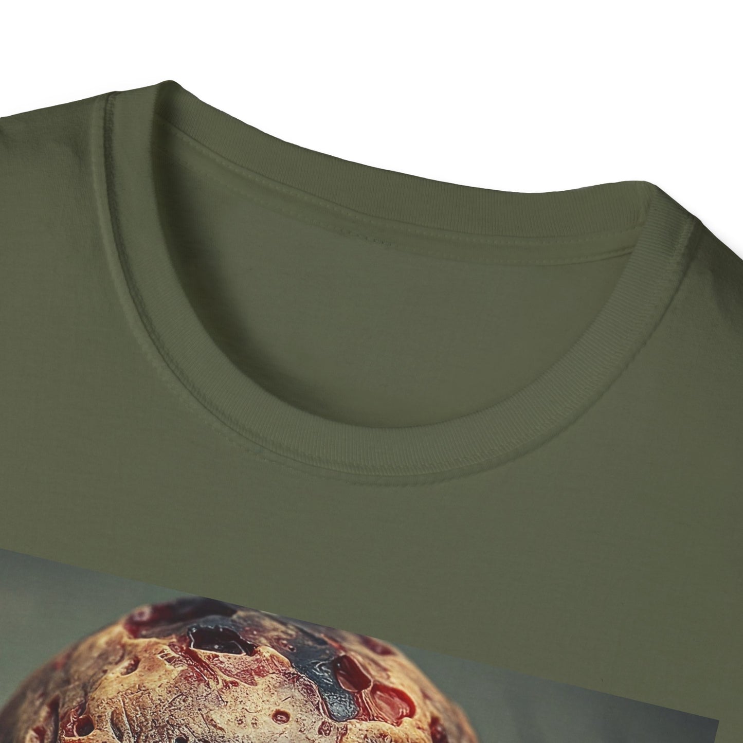 Apocalyptic Portrait Tee, bold, decaying zombie graphic