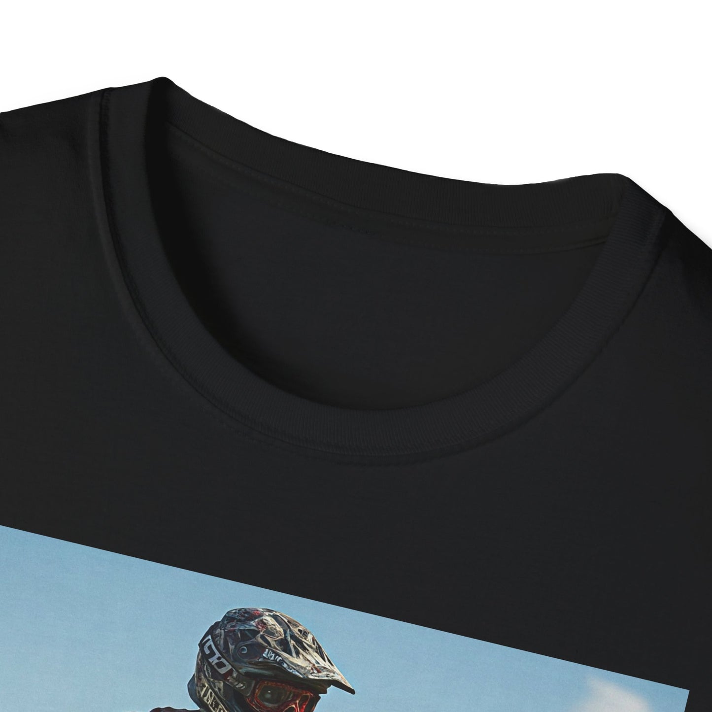 Motorcycle Apocalyptic Portrait Tee, bold, decaying zombie graphic