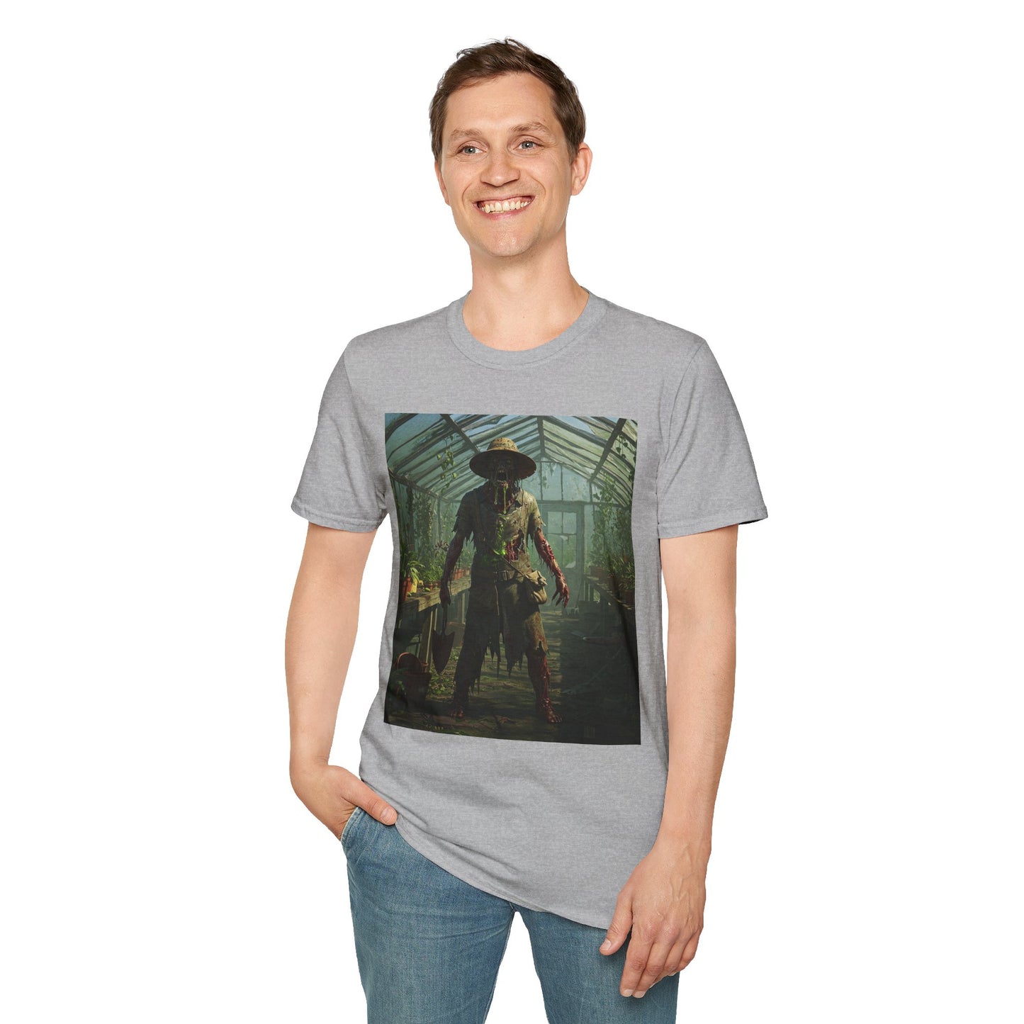 Unisex Softstyle T-Shirt - Gothic Scarecrow Graphic Tee