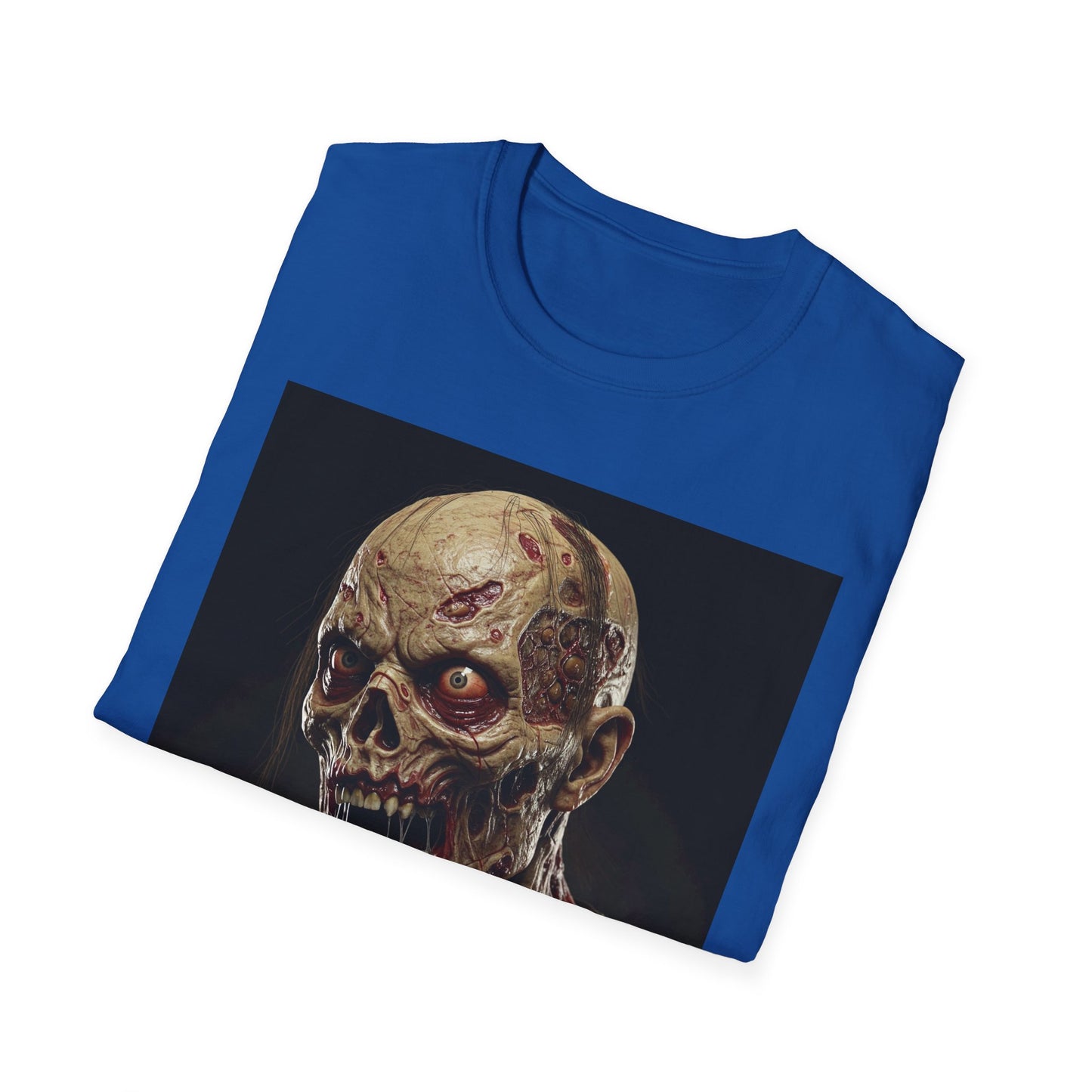 Apocalyptic Portrait Tee, bold, decaying zombie graphic