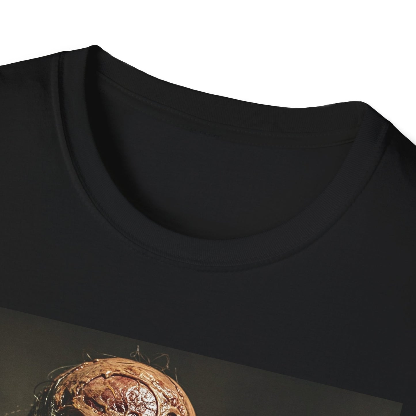 Apocalyptic Portrait Tee, bold, decaying zombie graphic