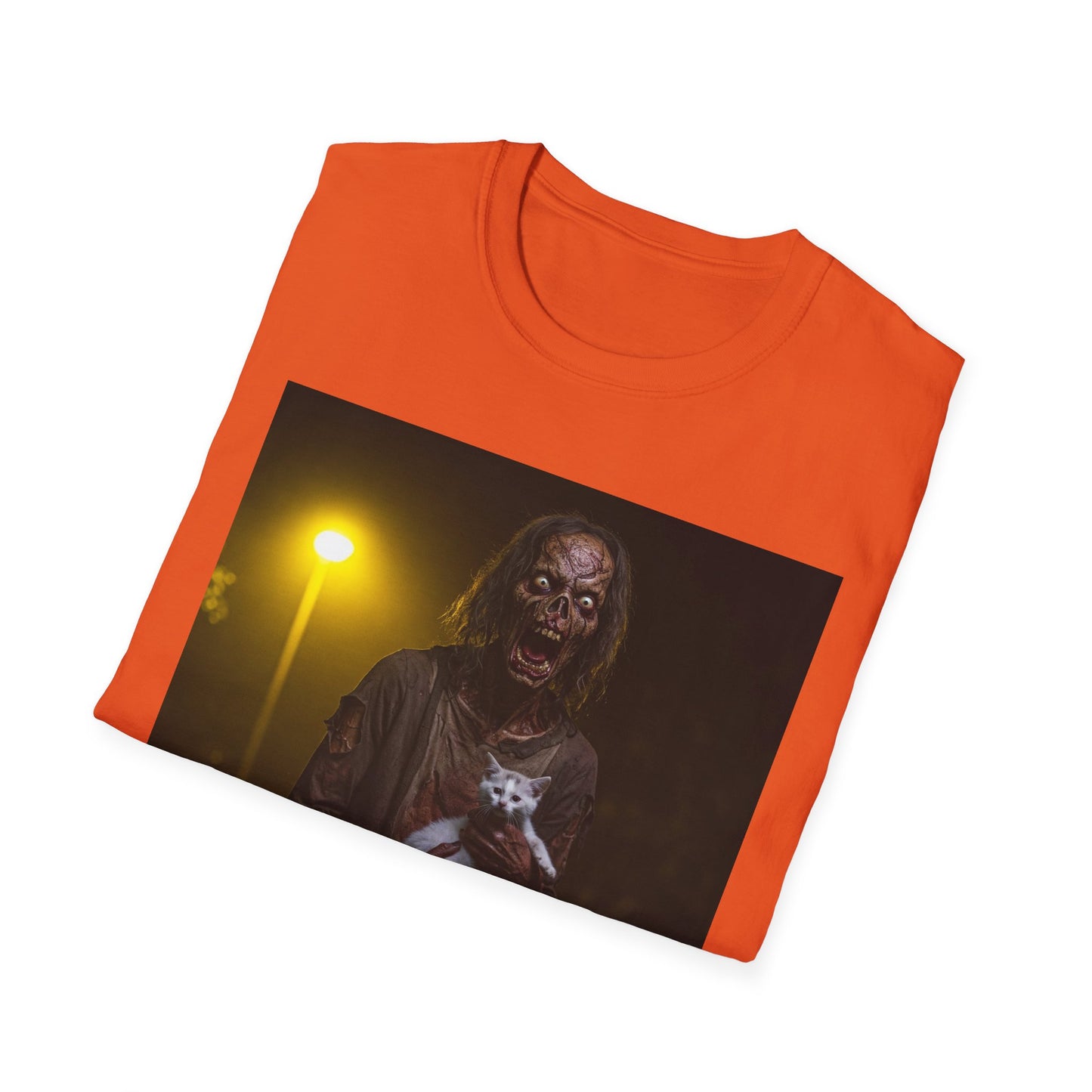 Apocalyptic Portrait Tee, bold, decaying zombie graphic