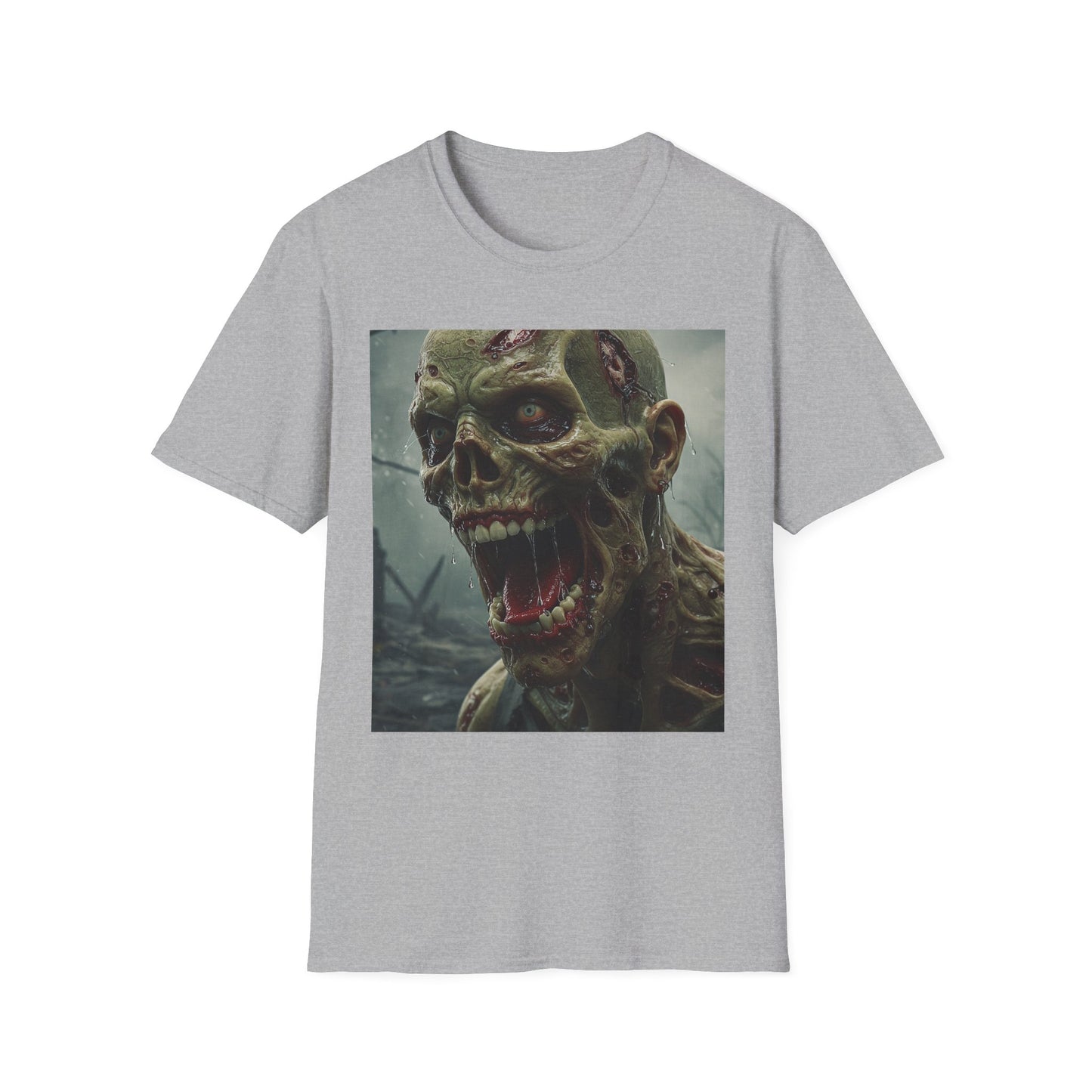 Apocalyptic Portrait Tee: A Vision of Decay