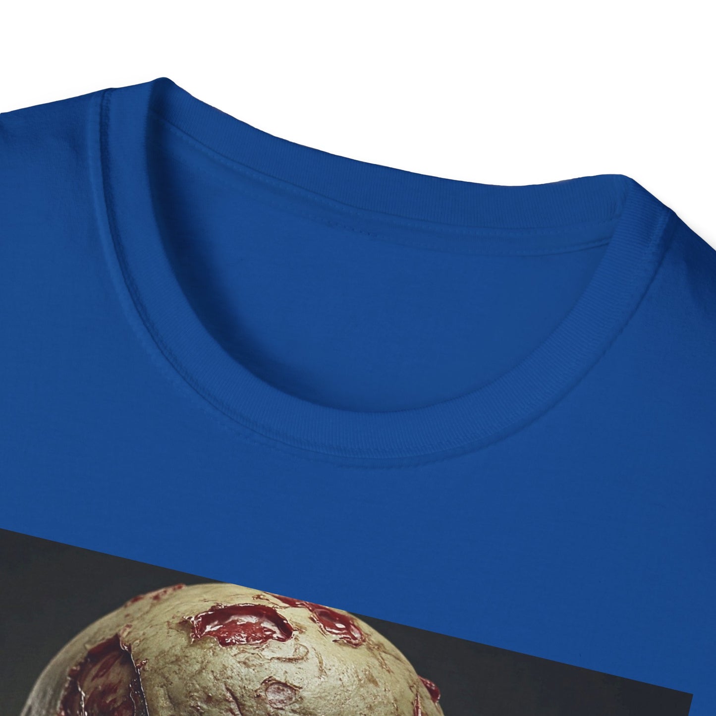 Apocalyptic Portrait Tee, bold, decaying zombie graphic