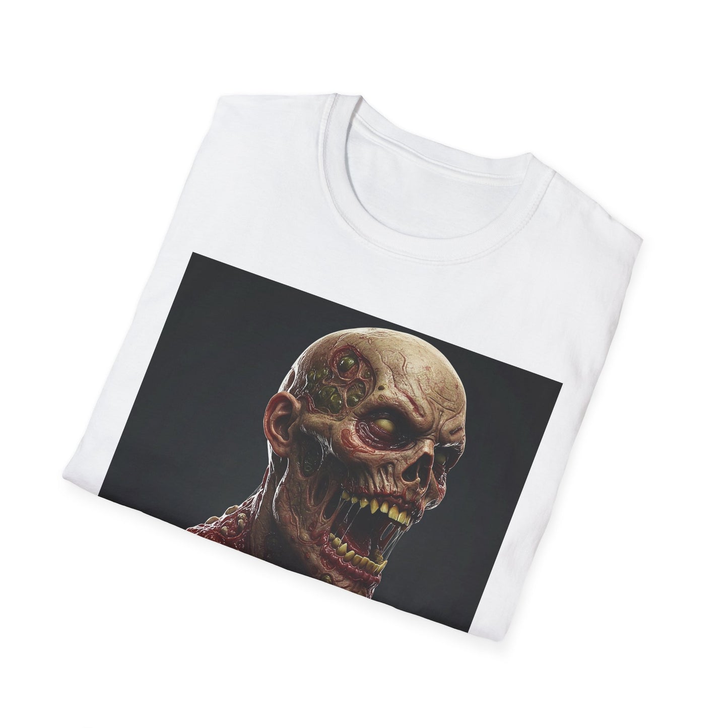 Zombie Graphic Unisex Softstyle T-Shirt | Horror Movie Fan Apparel