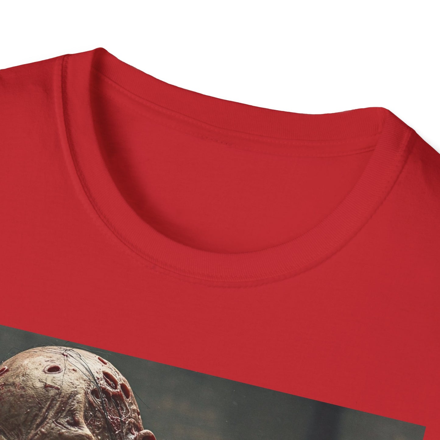 Creepy Zombie Graphic Unisex T-Shirt - Perfect for Halloween and Horror Fans