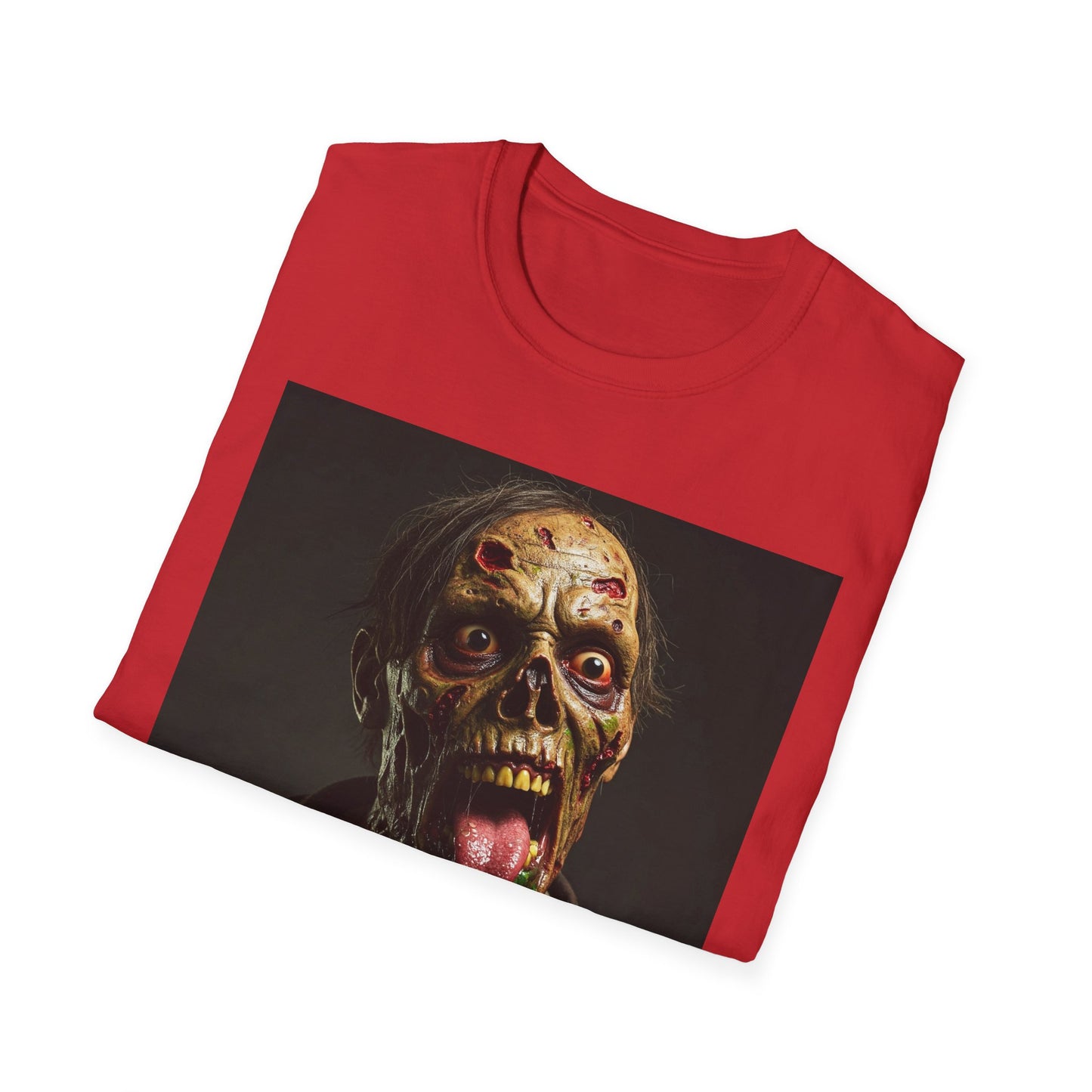 Apocalyptic Portrait Tee, bold, decaying zombie graphic