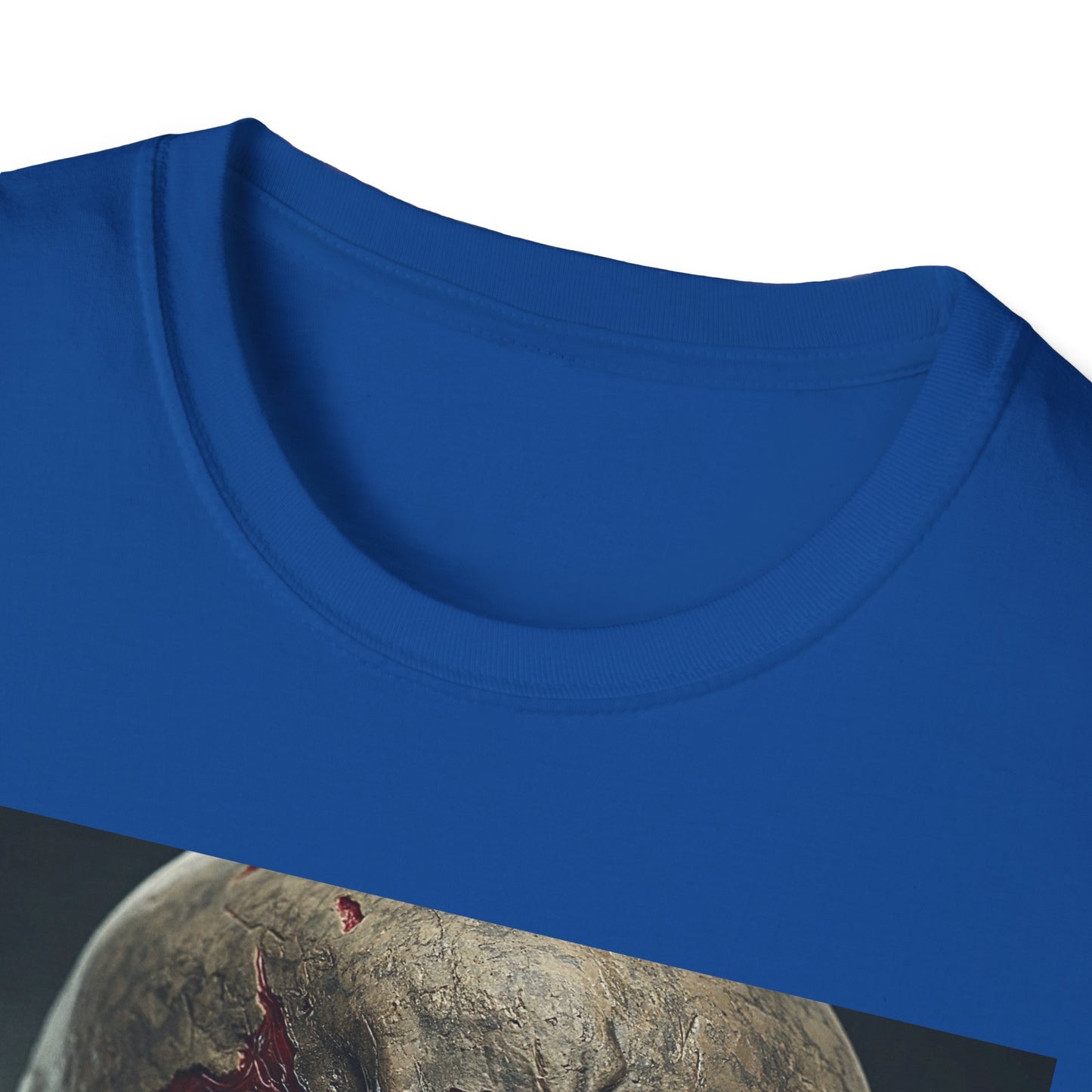 Apocalyptic Portrait Tee, bold, decaying zombie graphic