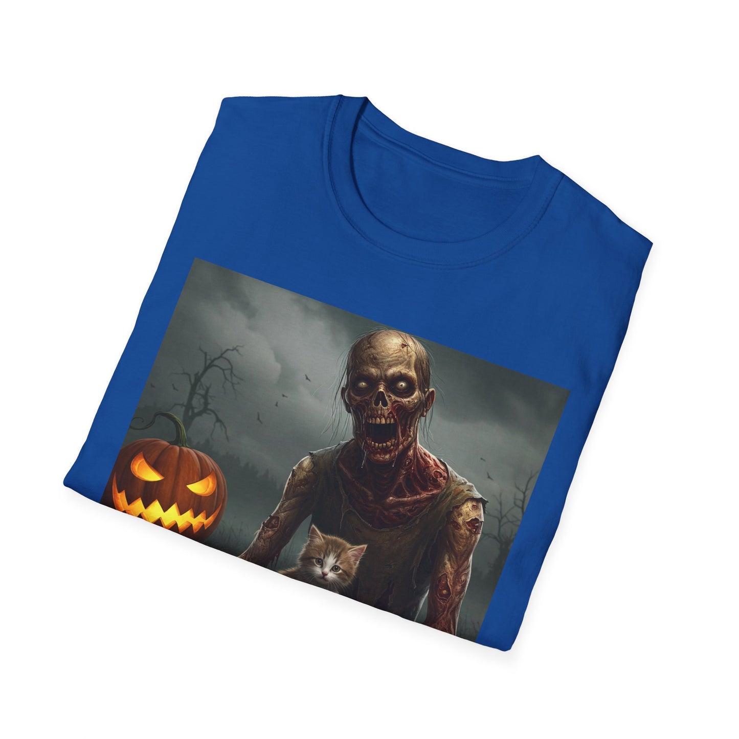 Apocalyptic Portrait Tee, bold, decaying zombie graphic