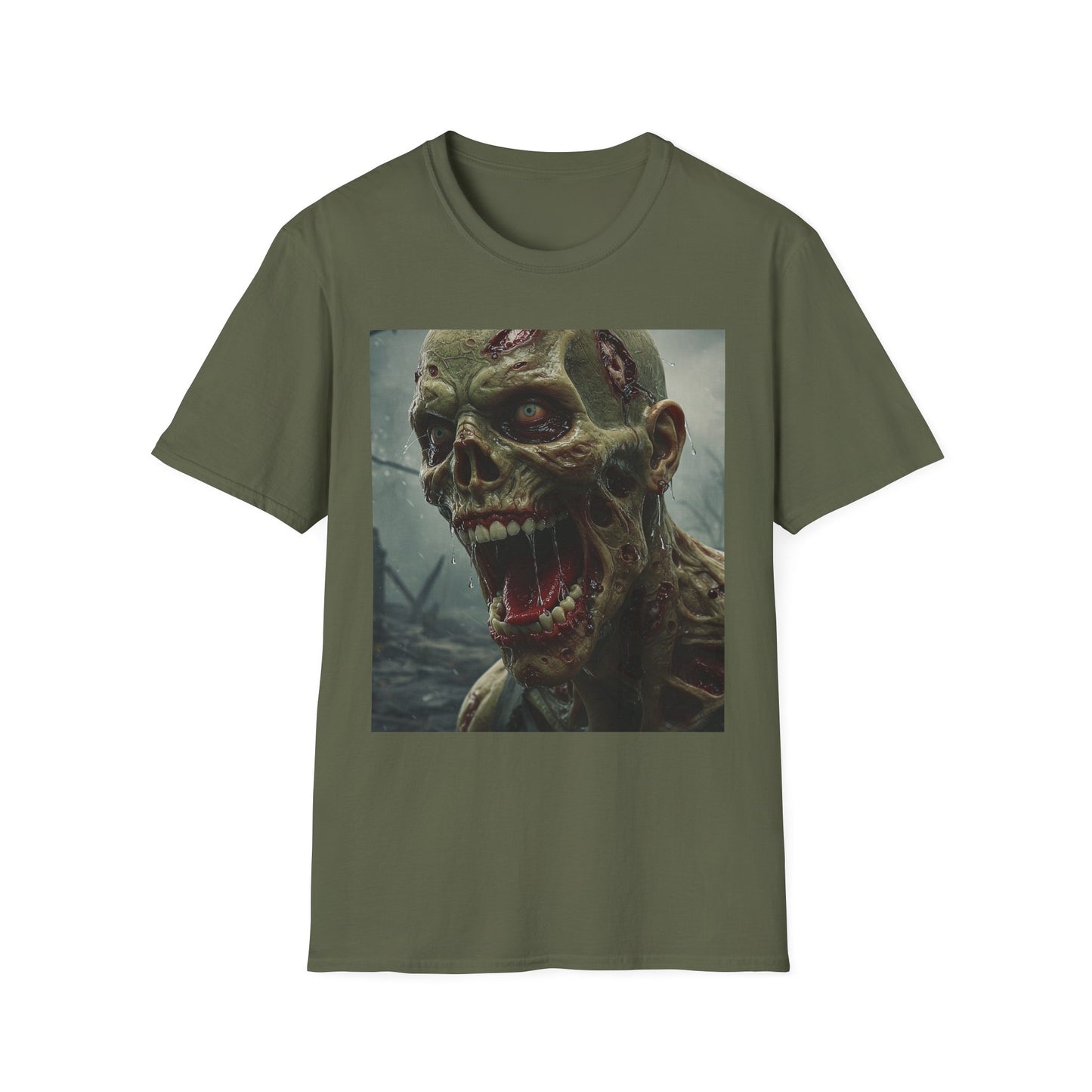 Apocalyptic Portrait Tee: A Vision of Decay