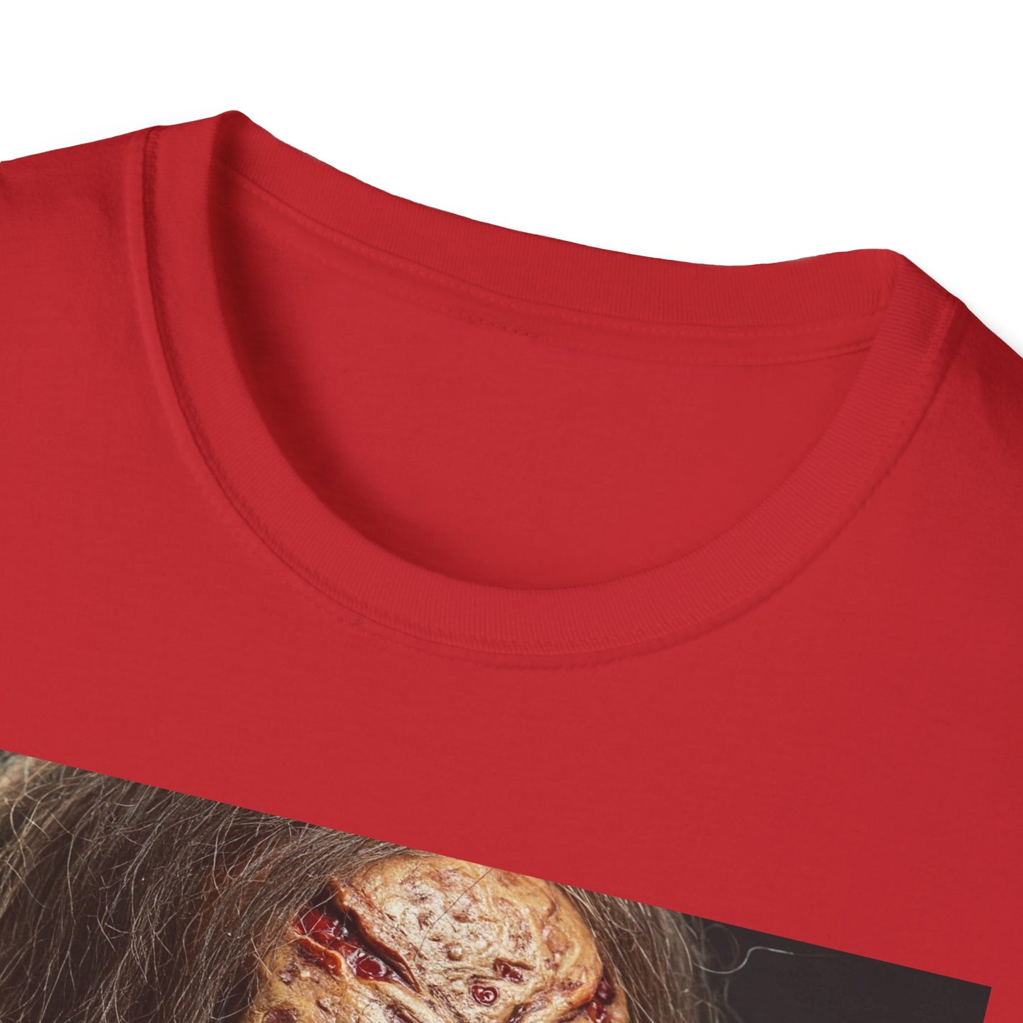 Apocalyptic Portrait Tee, bold, decaying zombie graphic