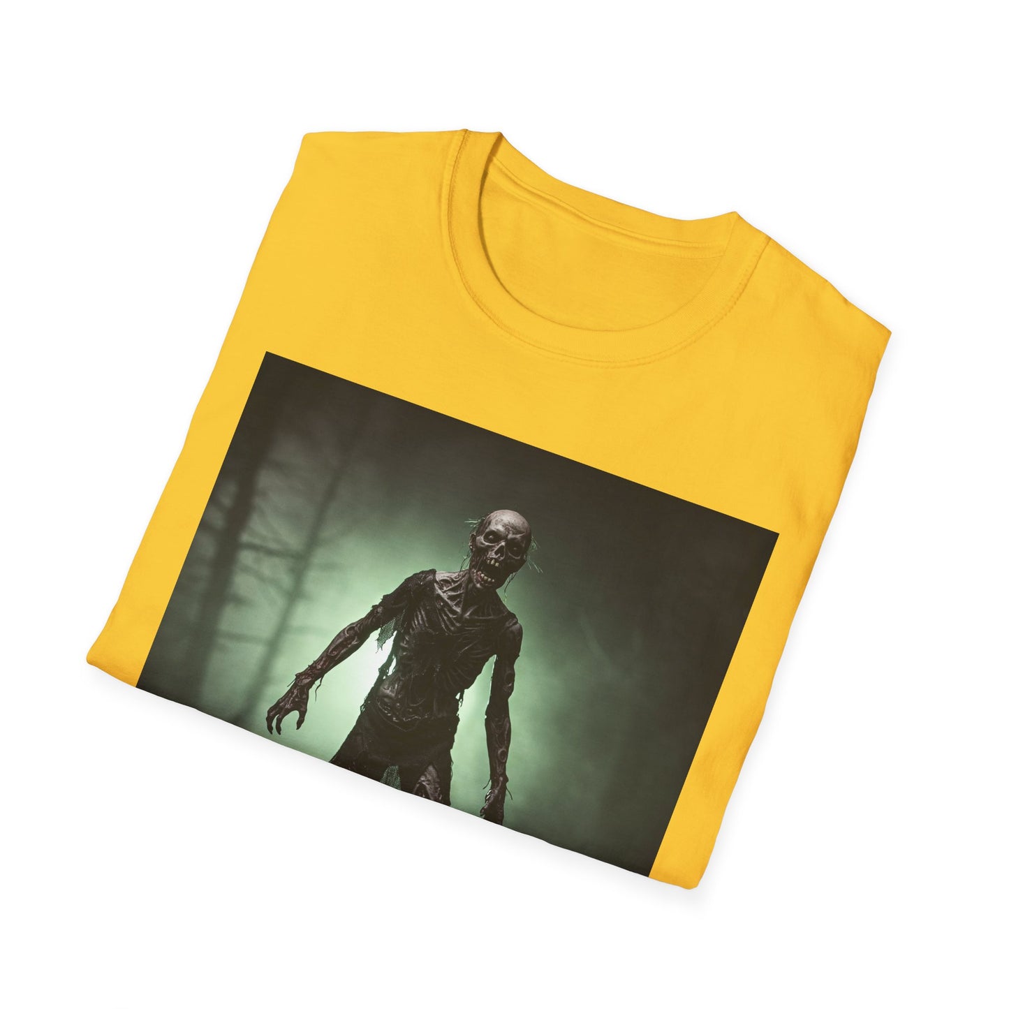 Unisex Horror Graphic Tee - Spooky Zombie Design for Halloween