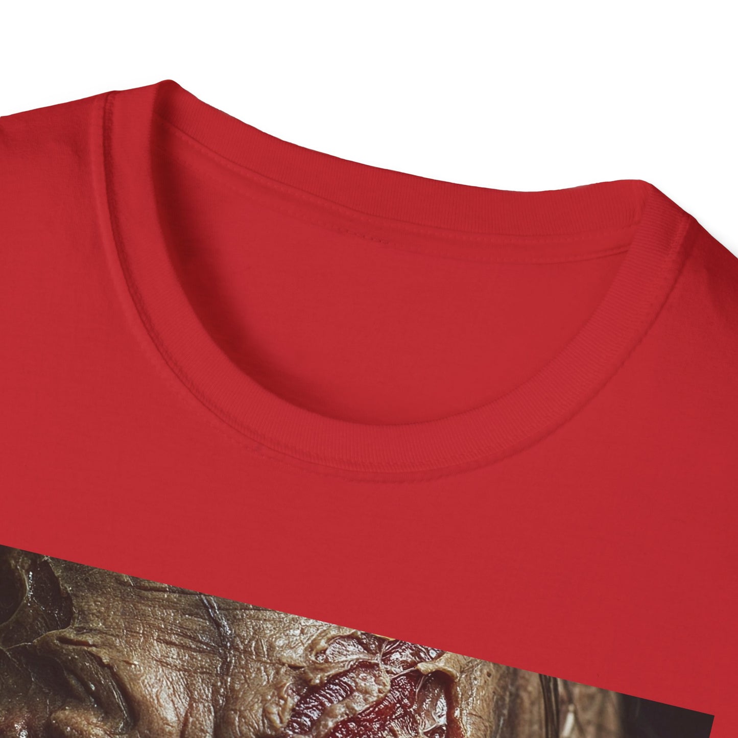 Apocalyptic Portrait Tee, bold, decaying zombie graphic