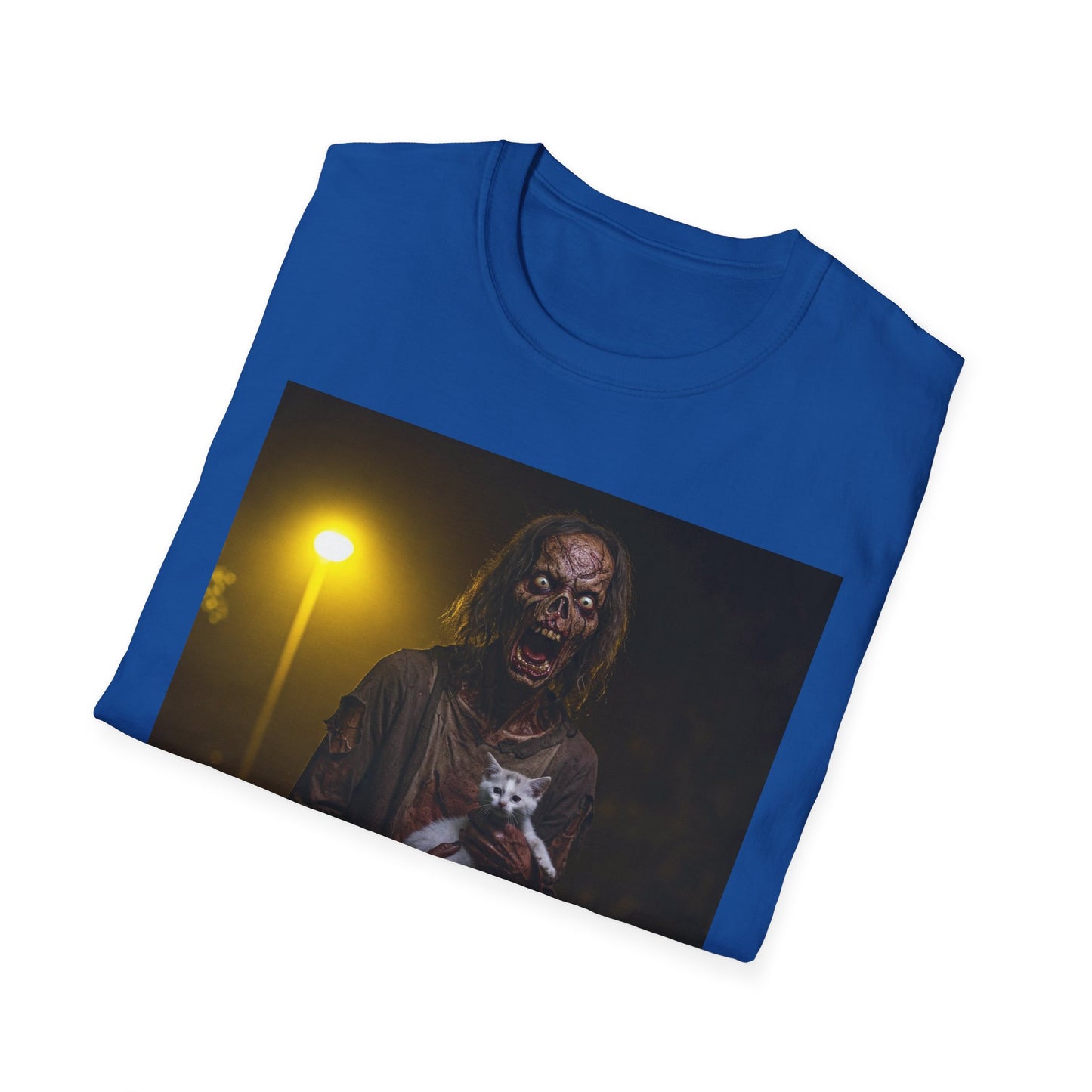 Apocalyptic Portrait Tee, bold, decaying zombie graphic