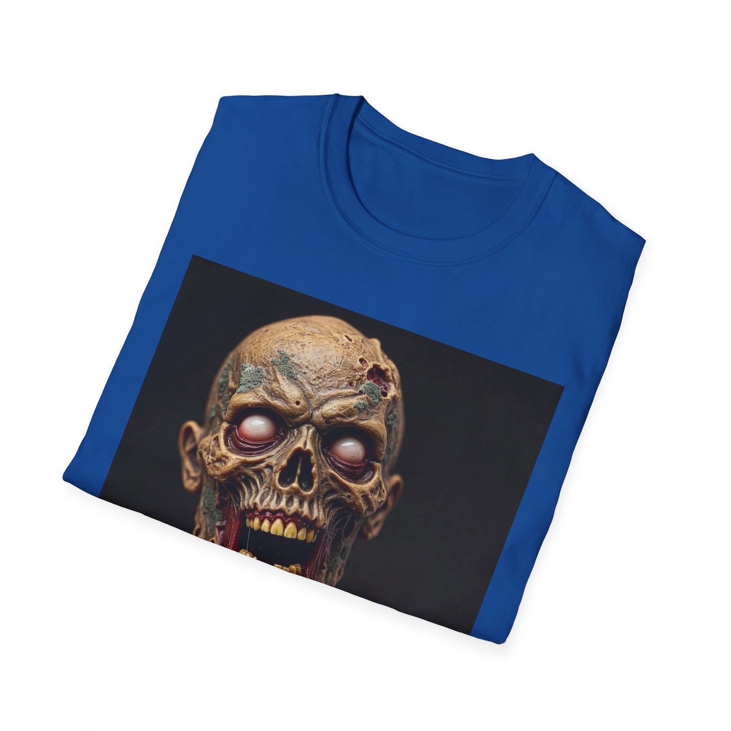 Apocalyptic Portrait Tee, bold, decaying zombie graphic