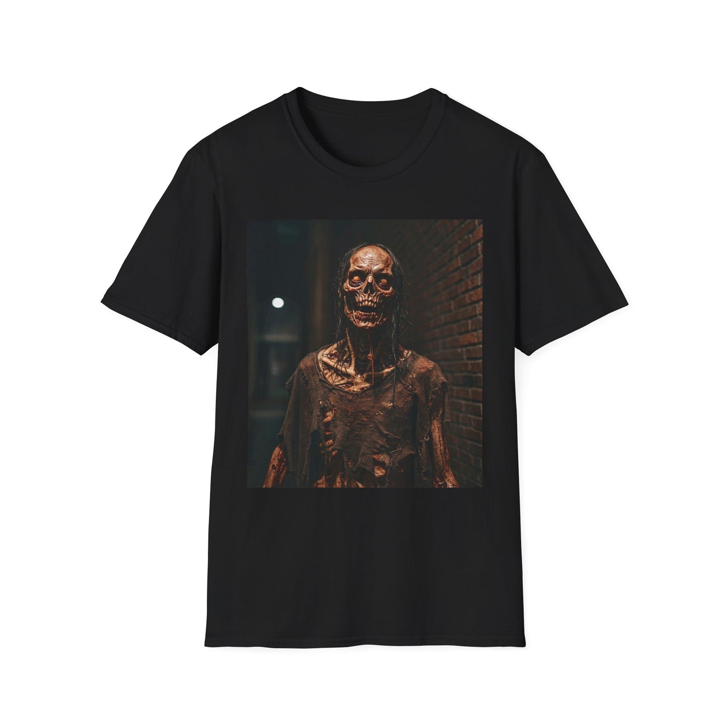 Apocalyptic Portrait Tee: A Vision of Decay