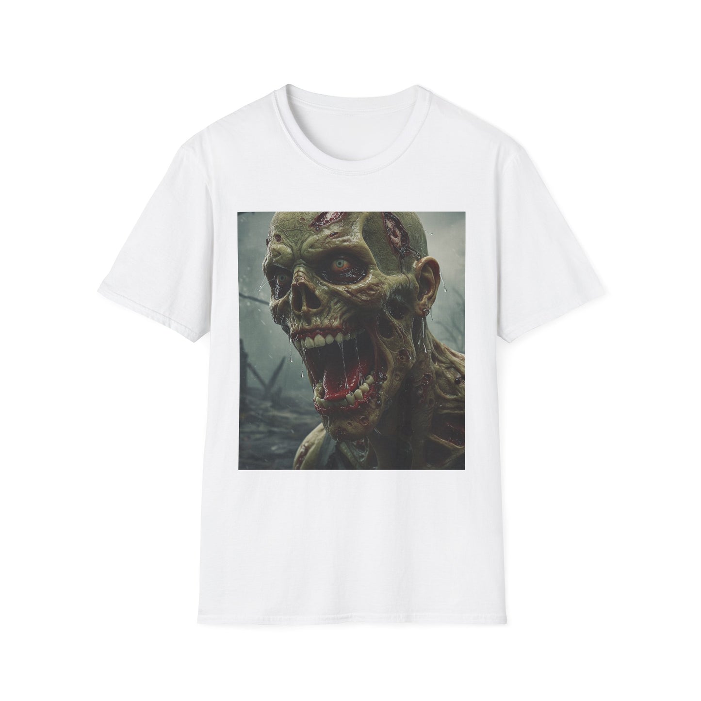 Apocalyptic Portrait Tee: A Vision of Decay