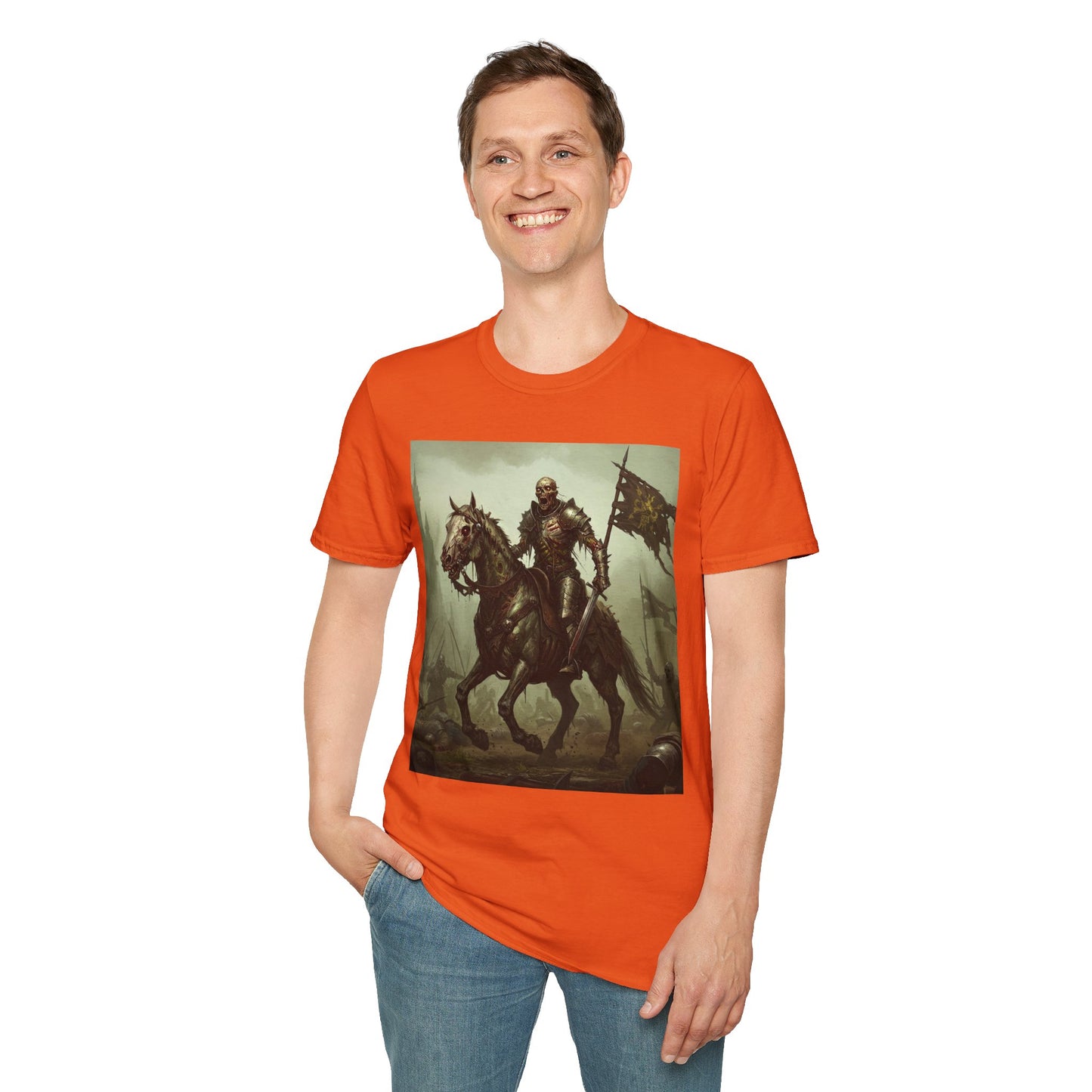 Epic Knight Riding T-Shirt - Unisex Fantasy Graphic Tee