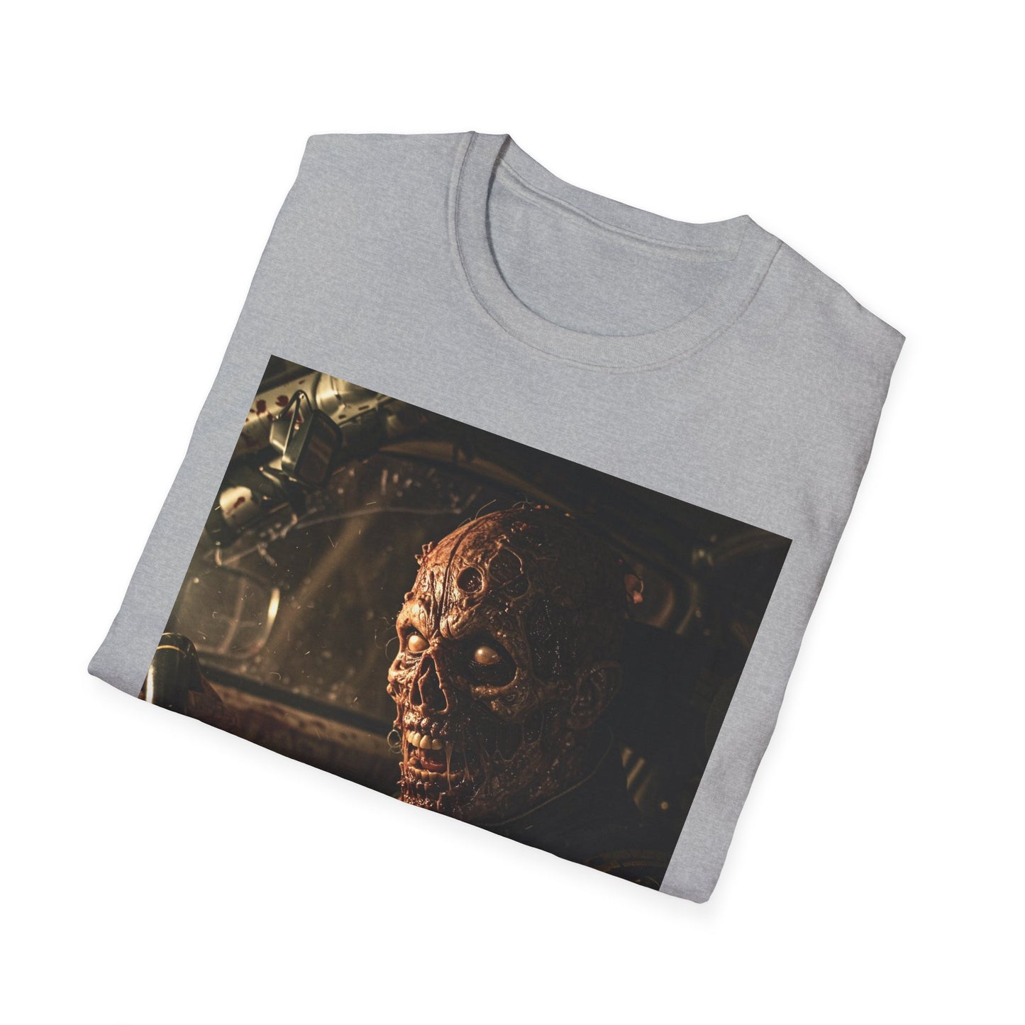 Horror-Inspired Unisex Softstyle T-Shirt - Perfect for Halloween and Movie Buffs